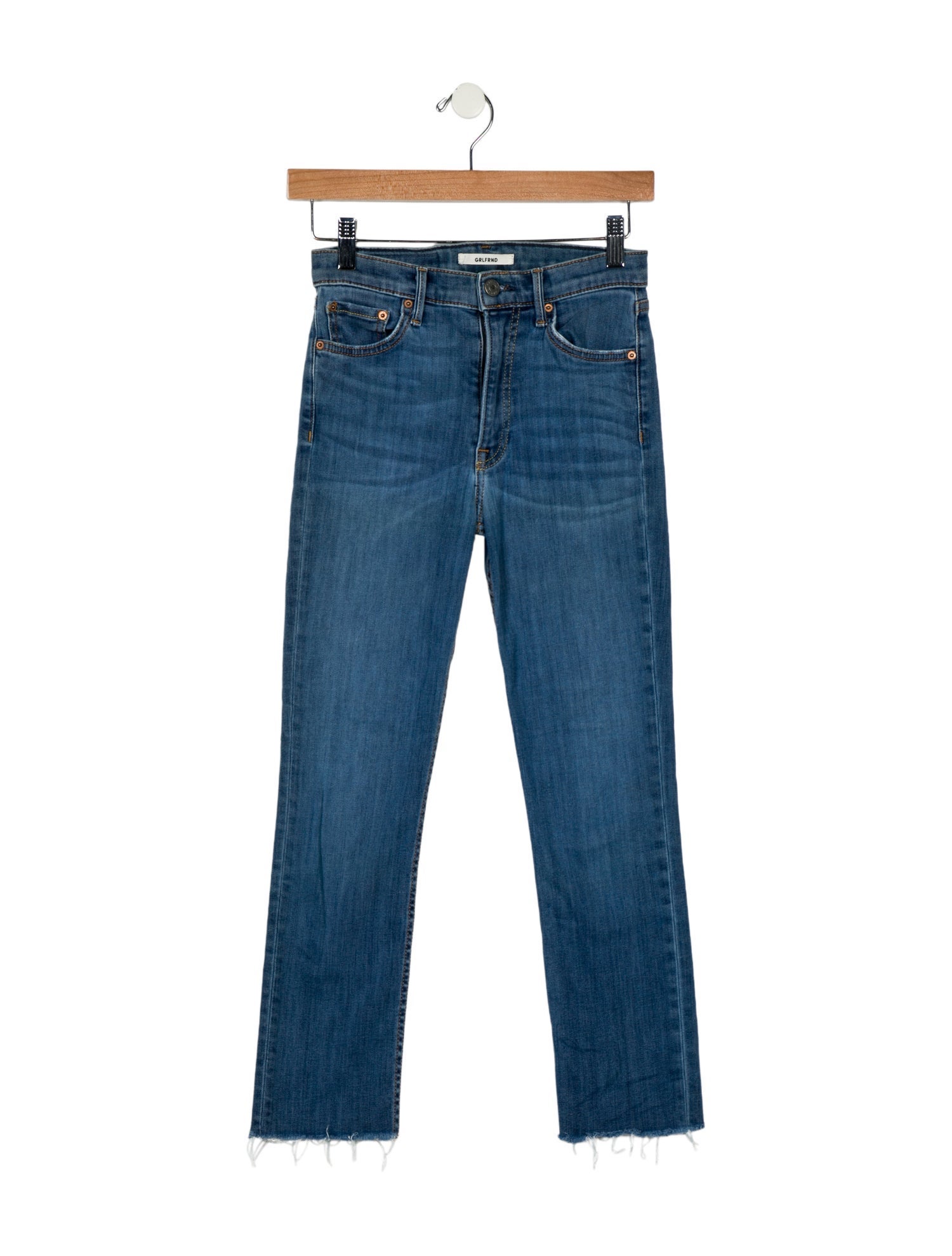GRLFRND Mid-Rise Skinny Leg Jeans
