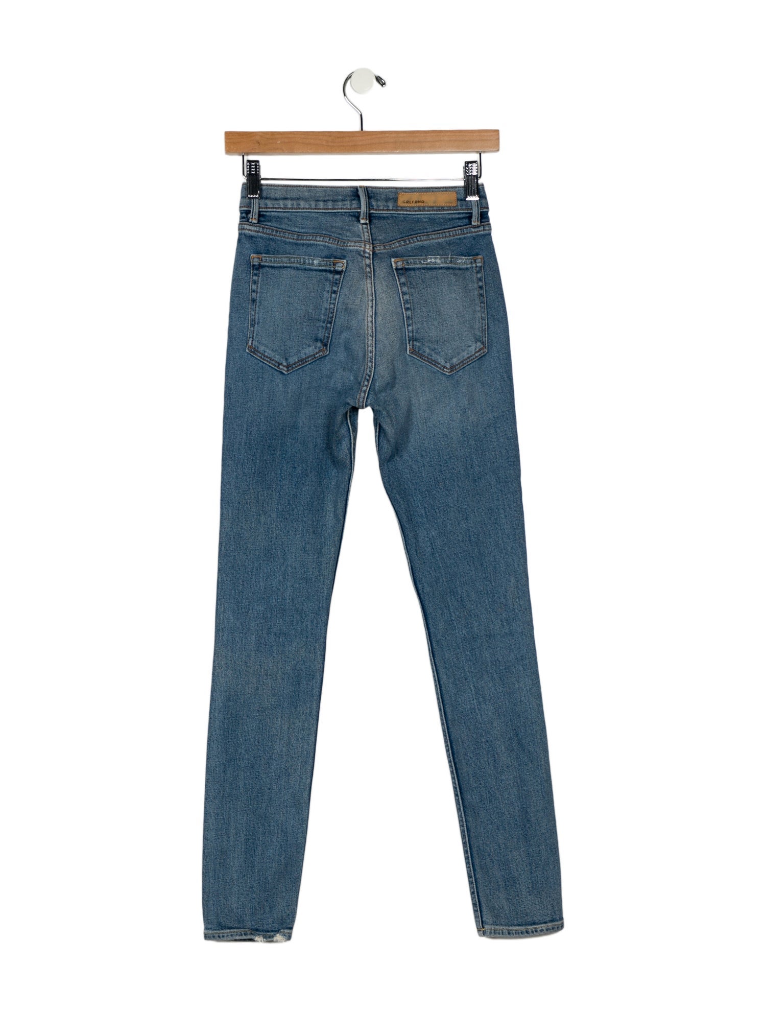 GRLFRND Mid-Rise Skinny Leg Jeans