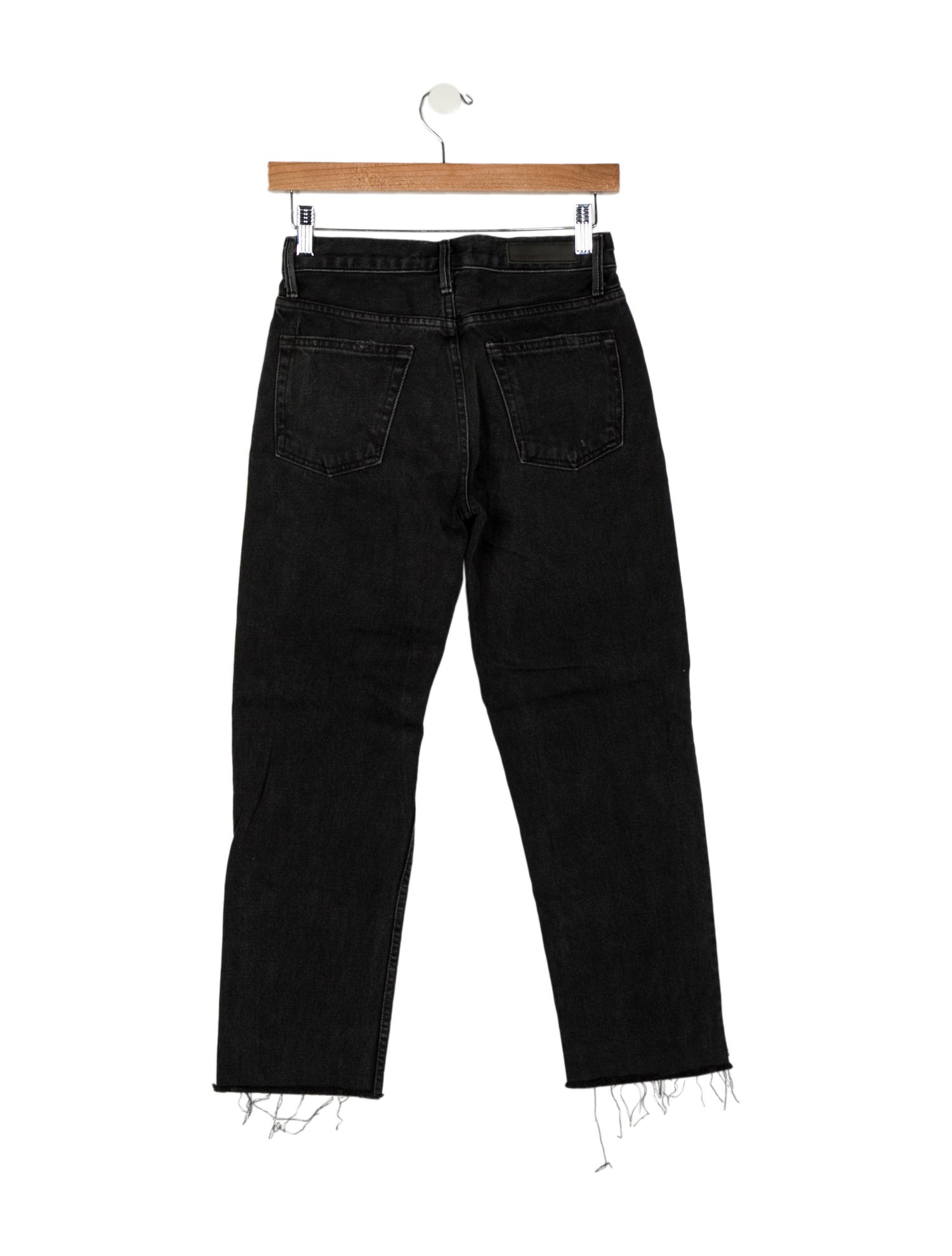GRLFRND Mid-Rise Straight Leg Jeans