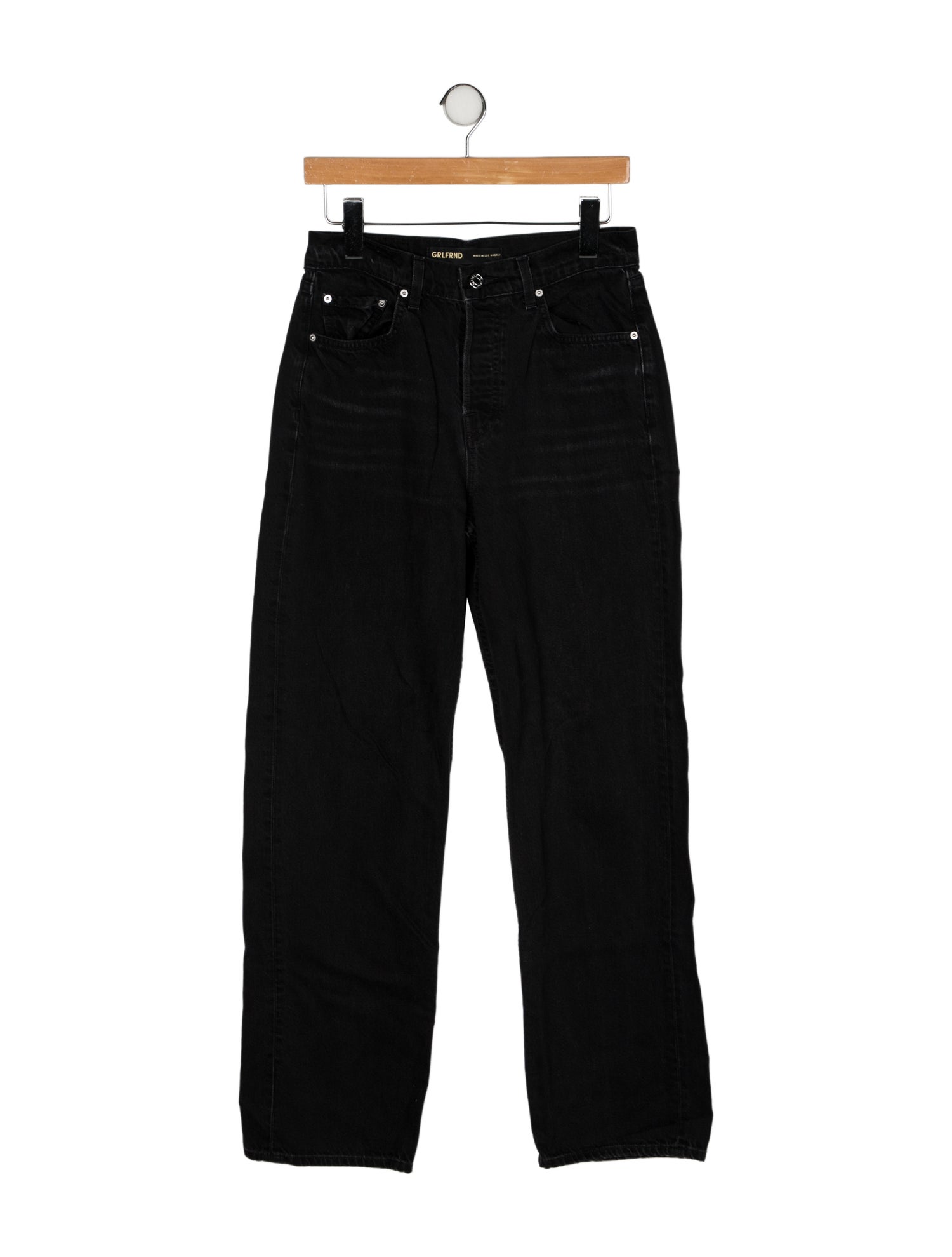 GRLFRND High-Rise Wide Leg Jeans