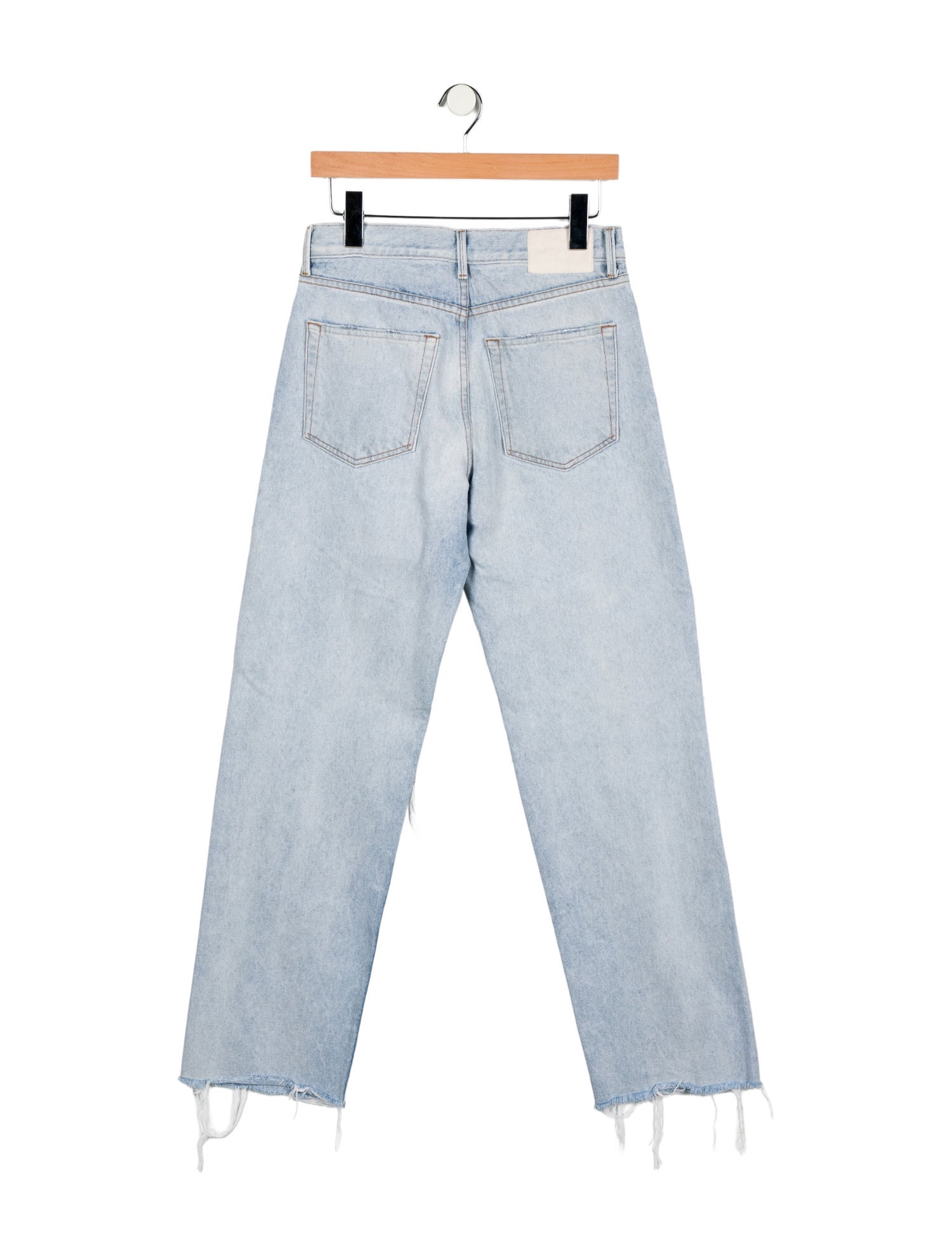 GRLFRND High-Rise Straight Leg Jeans