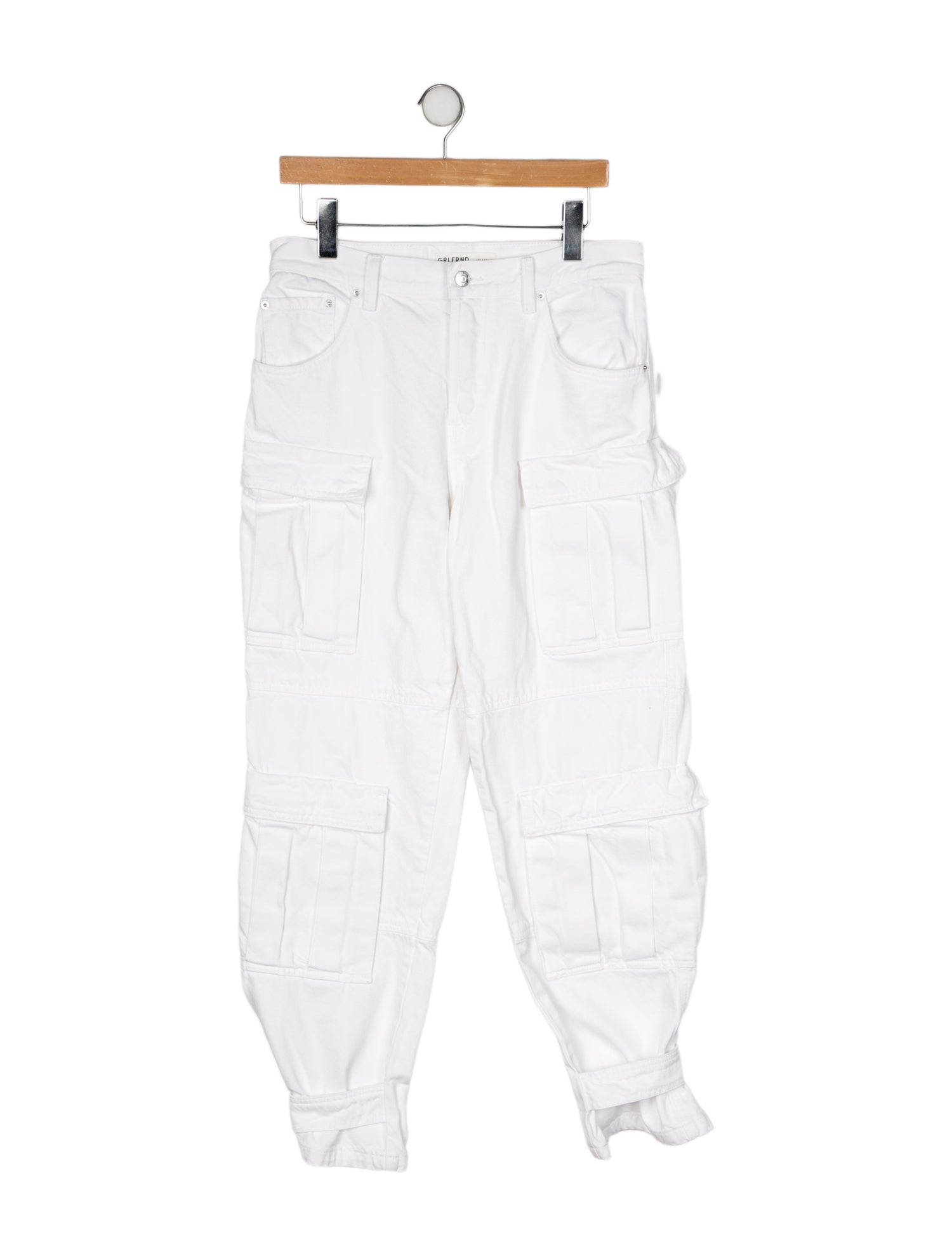 GRLFRND Mid-Rise Straight Leg Jeans