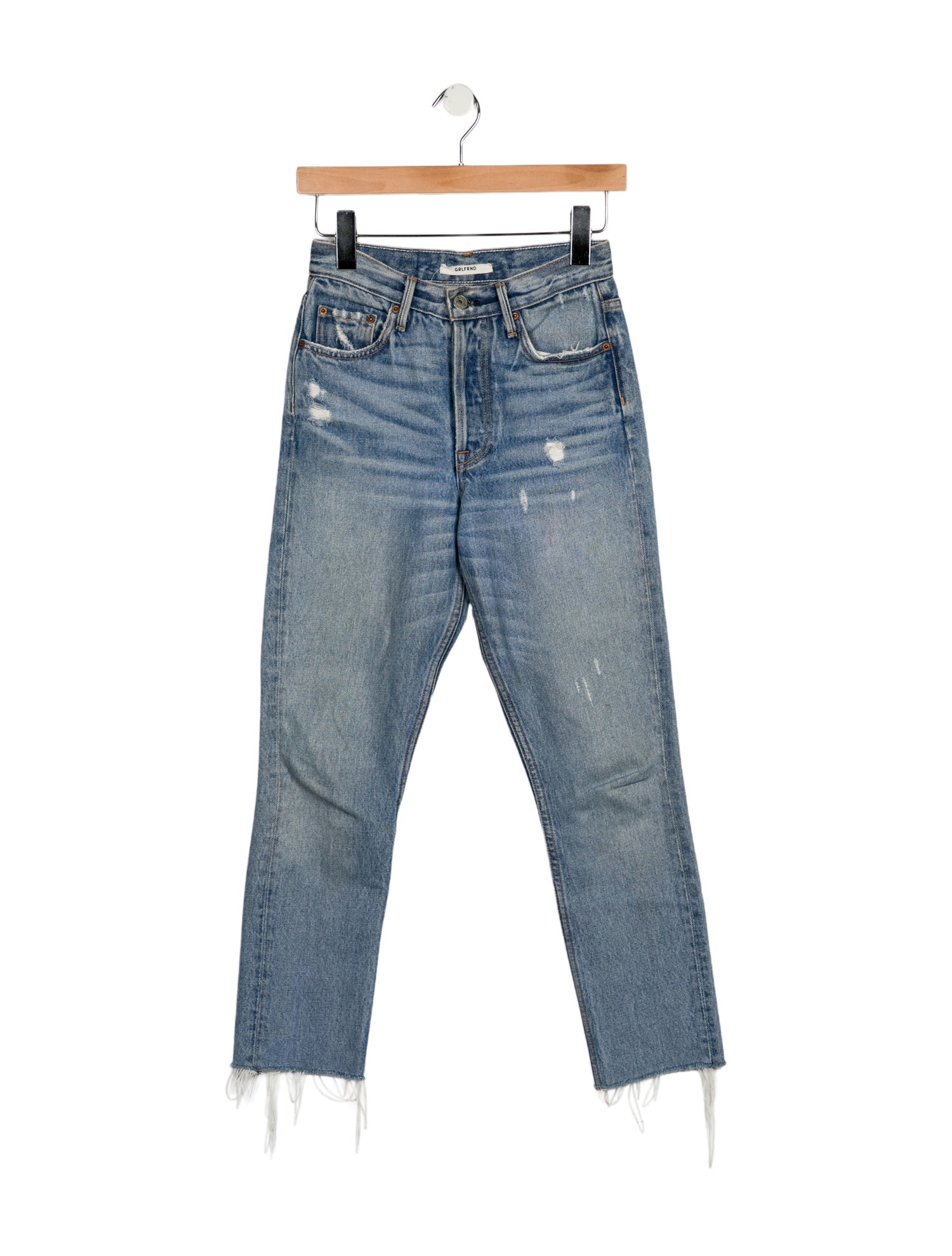 GRLFRND Mid-Rise Skinny Leg Jeans