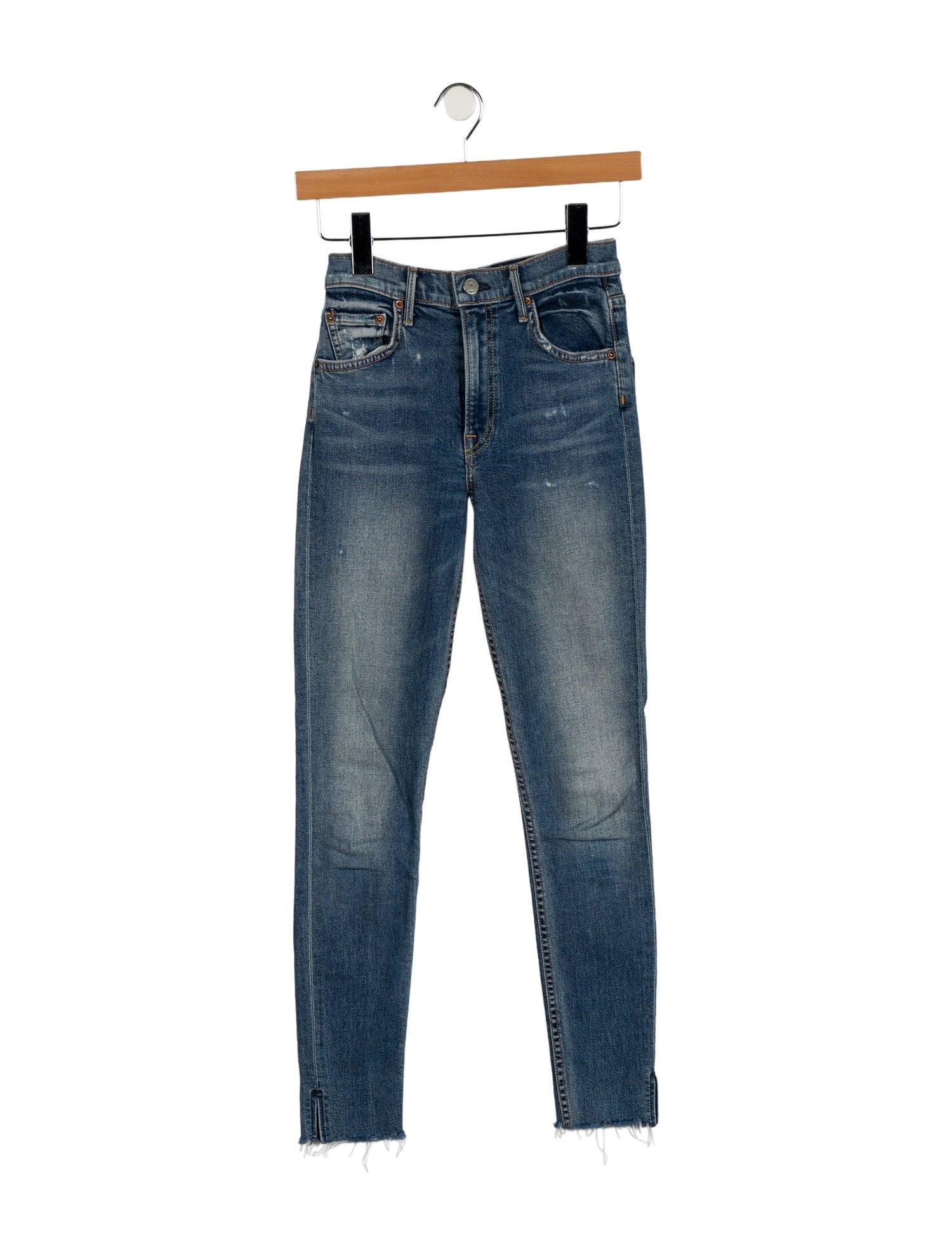GRLFRND Mid-Rise Skinny Leg Jeans