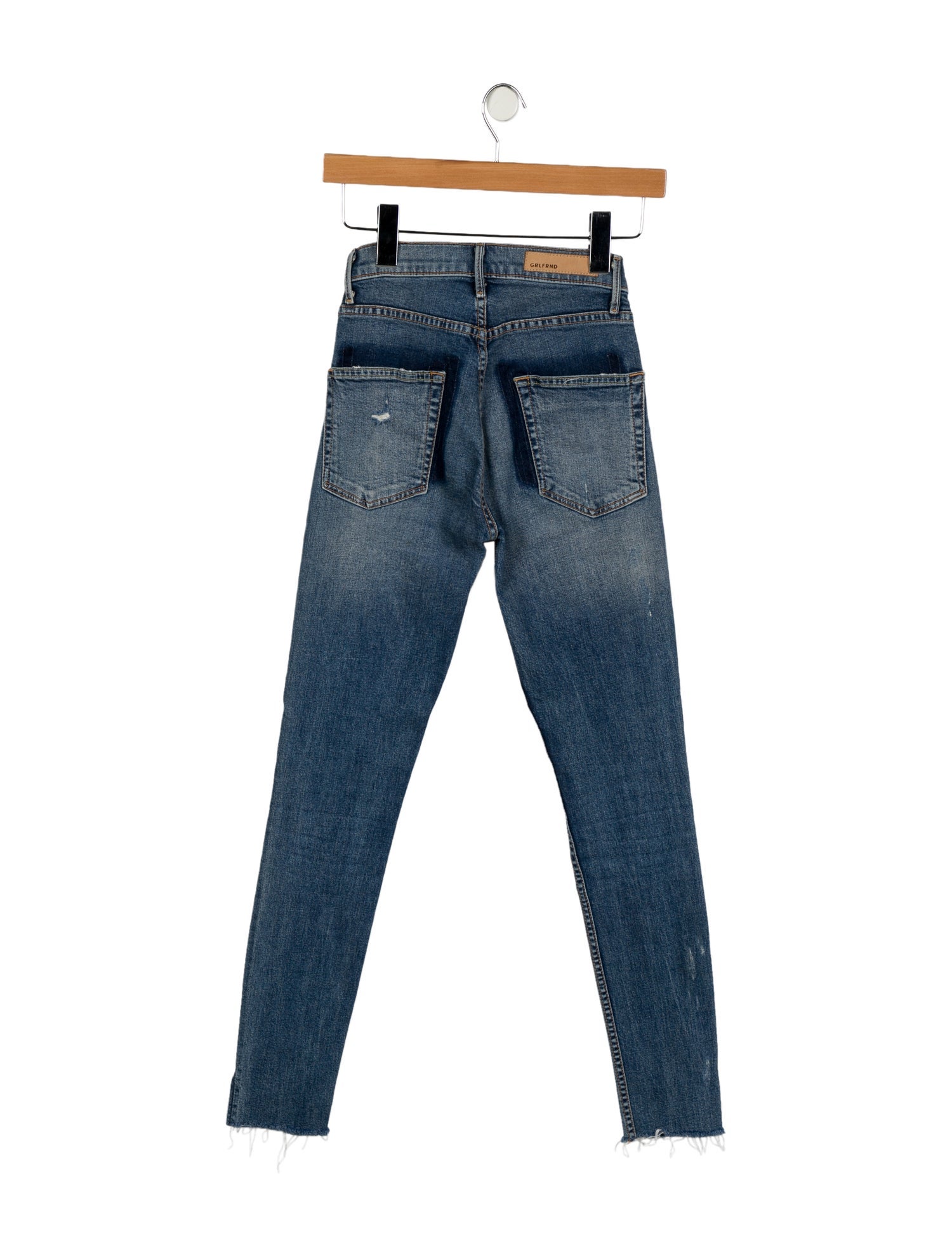 GRLFRND Mid-Rise Skinny Leg Jeans