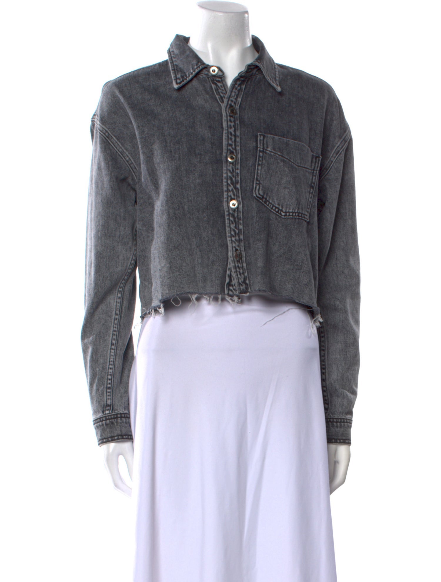 GRLFRND Long Sleeve Crop Top