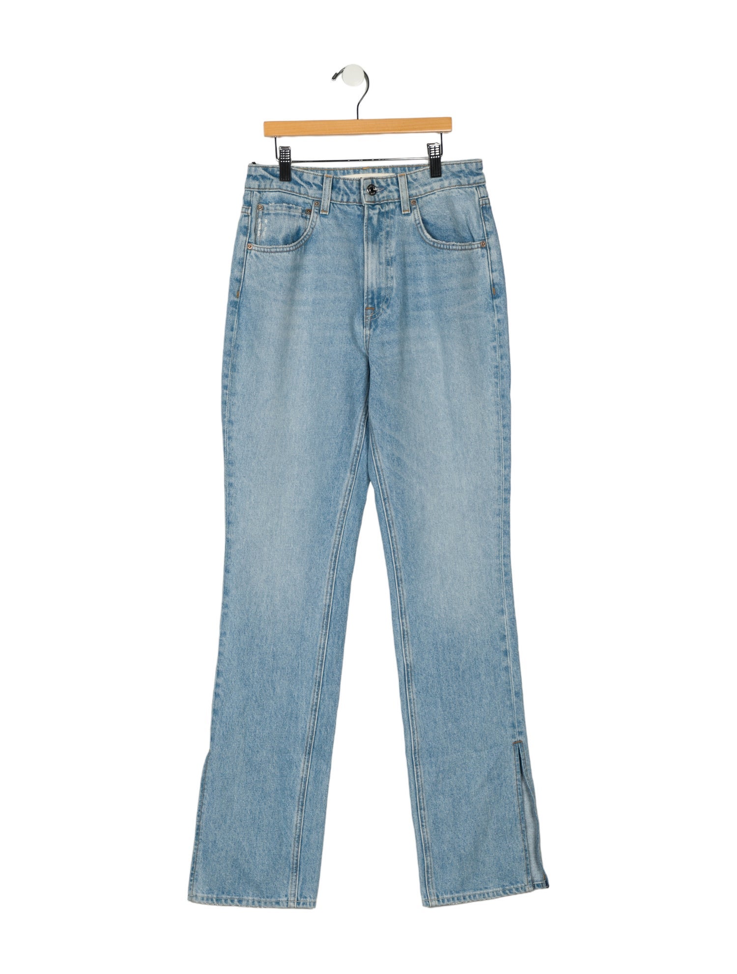 GRLFRND High-Rise Straight Leg Jeans w/ Tags