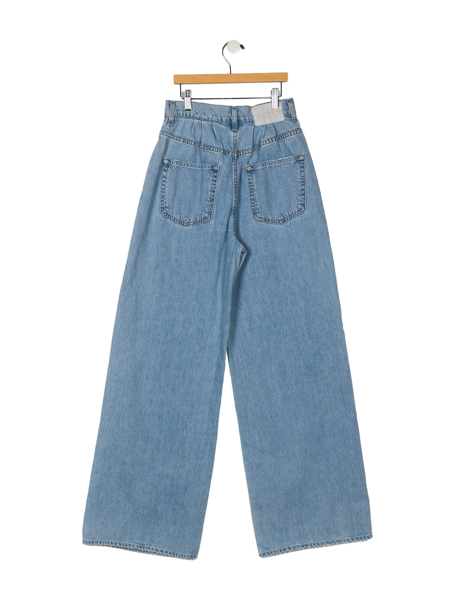 GRLFRND High-Rise Wide Leg Jeans