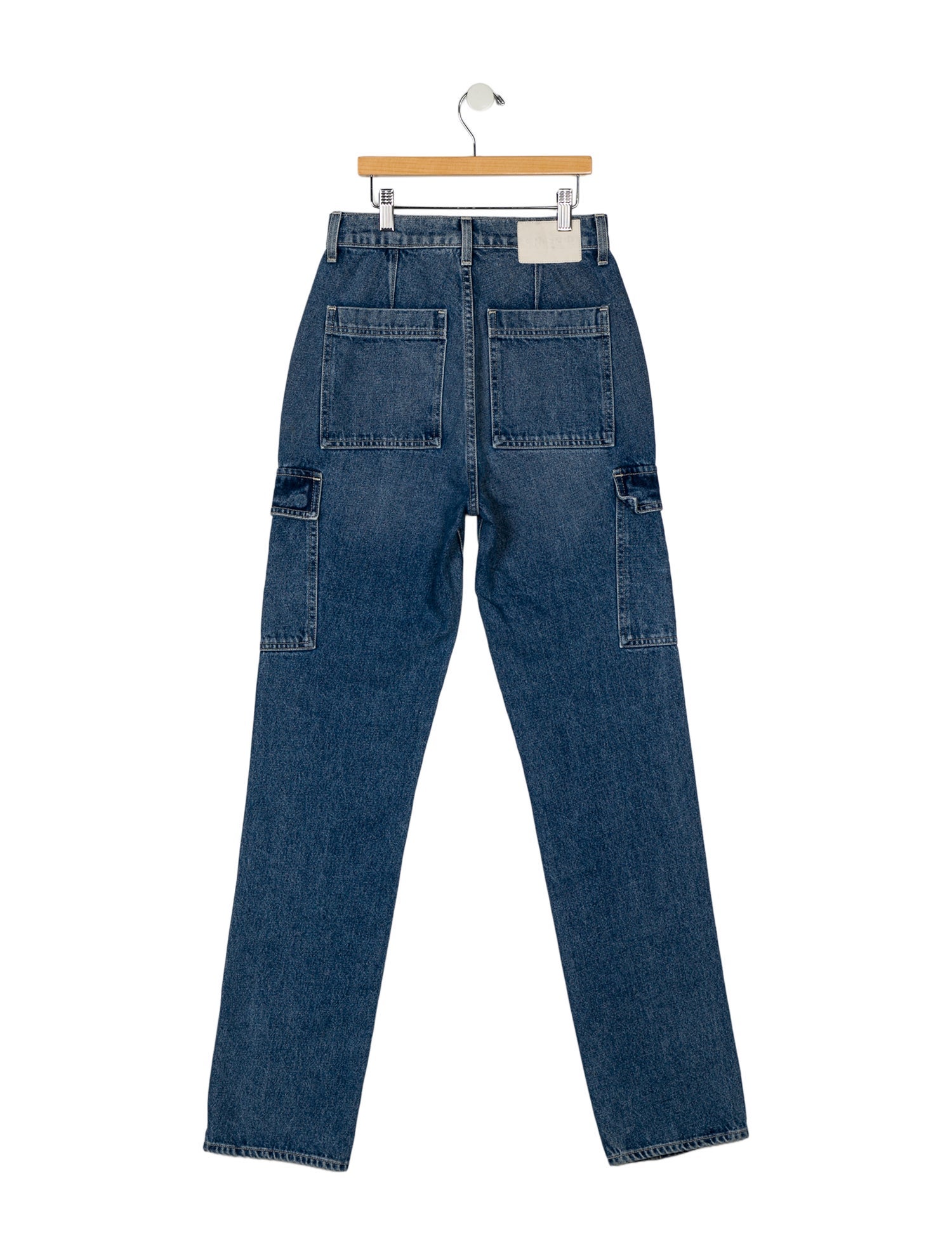 GRLFRND High-Rise Straight Leg Jeans