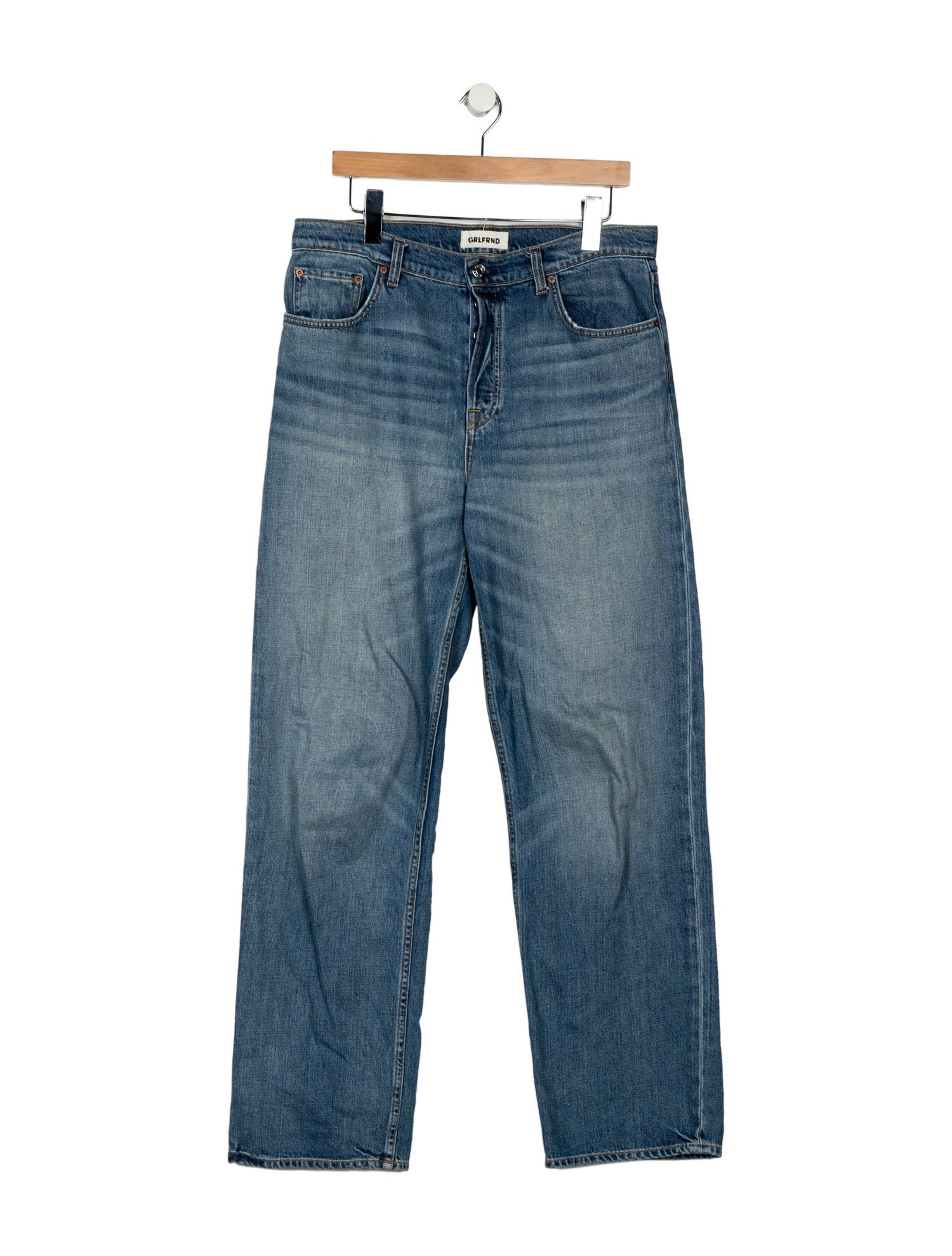 GRLFRND High-Rise Wide Leg Jeans