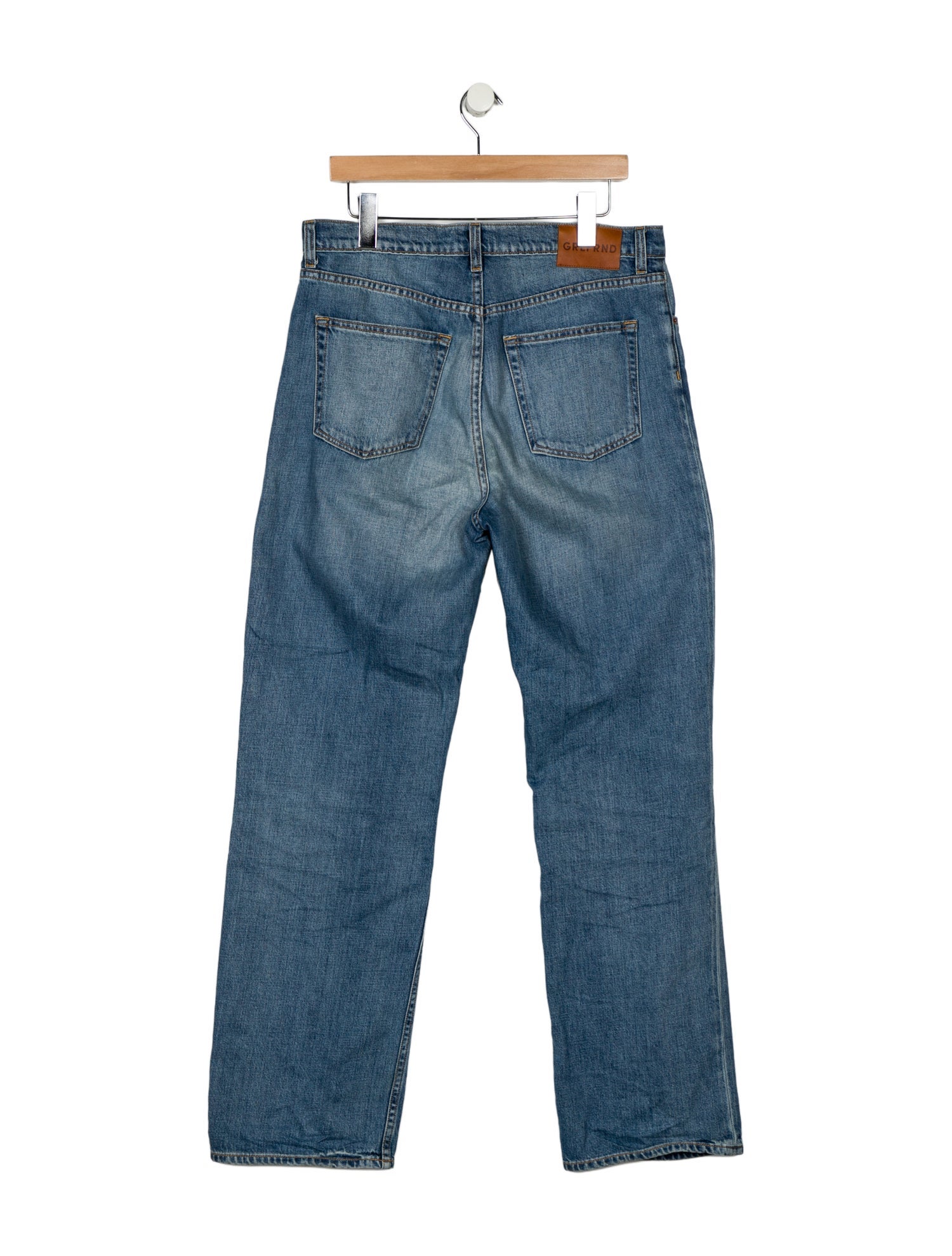 GRLFRND High-Rise Wide Leg Jeans