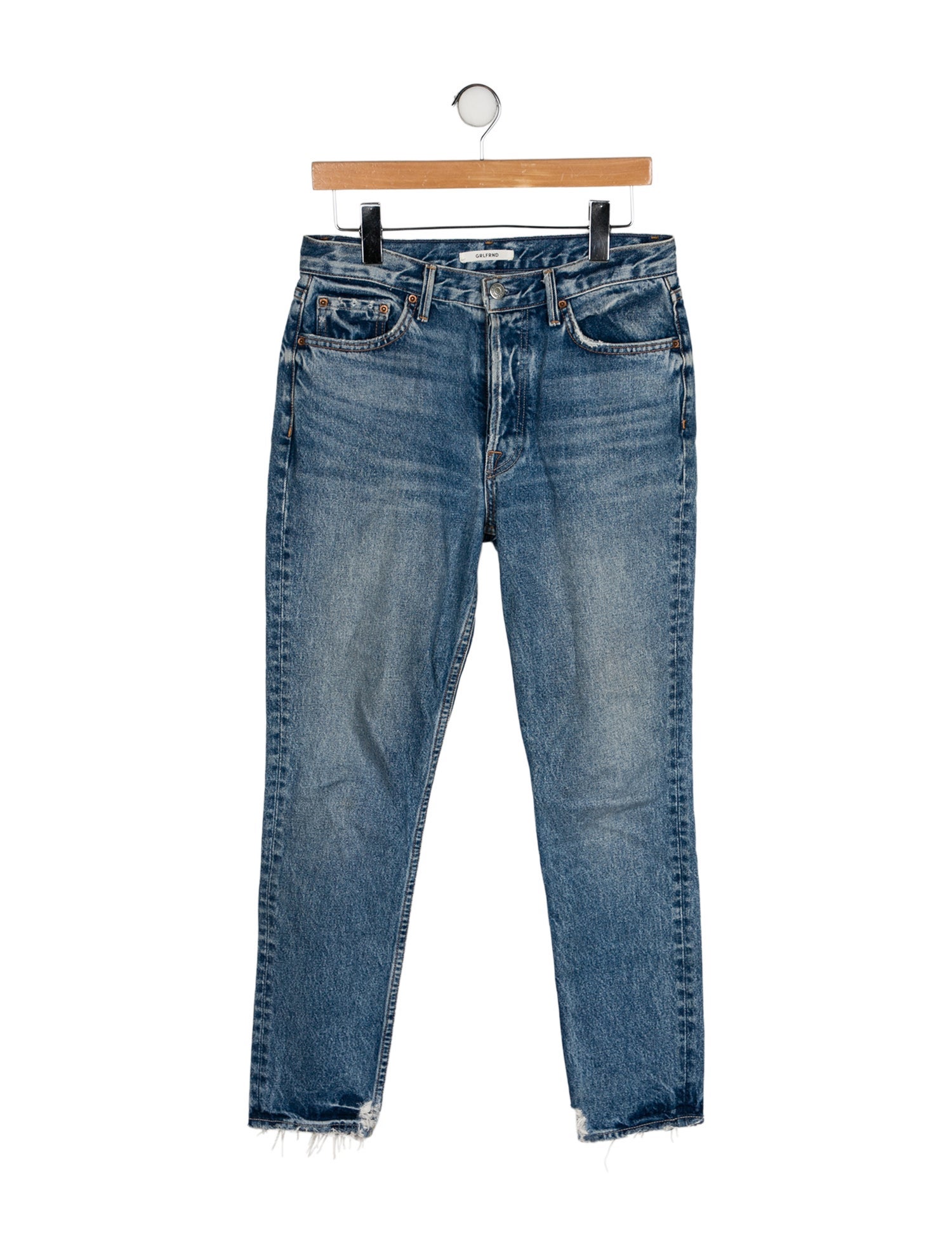 GRLFRND High-Rise Skinny Leg Jeans