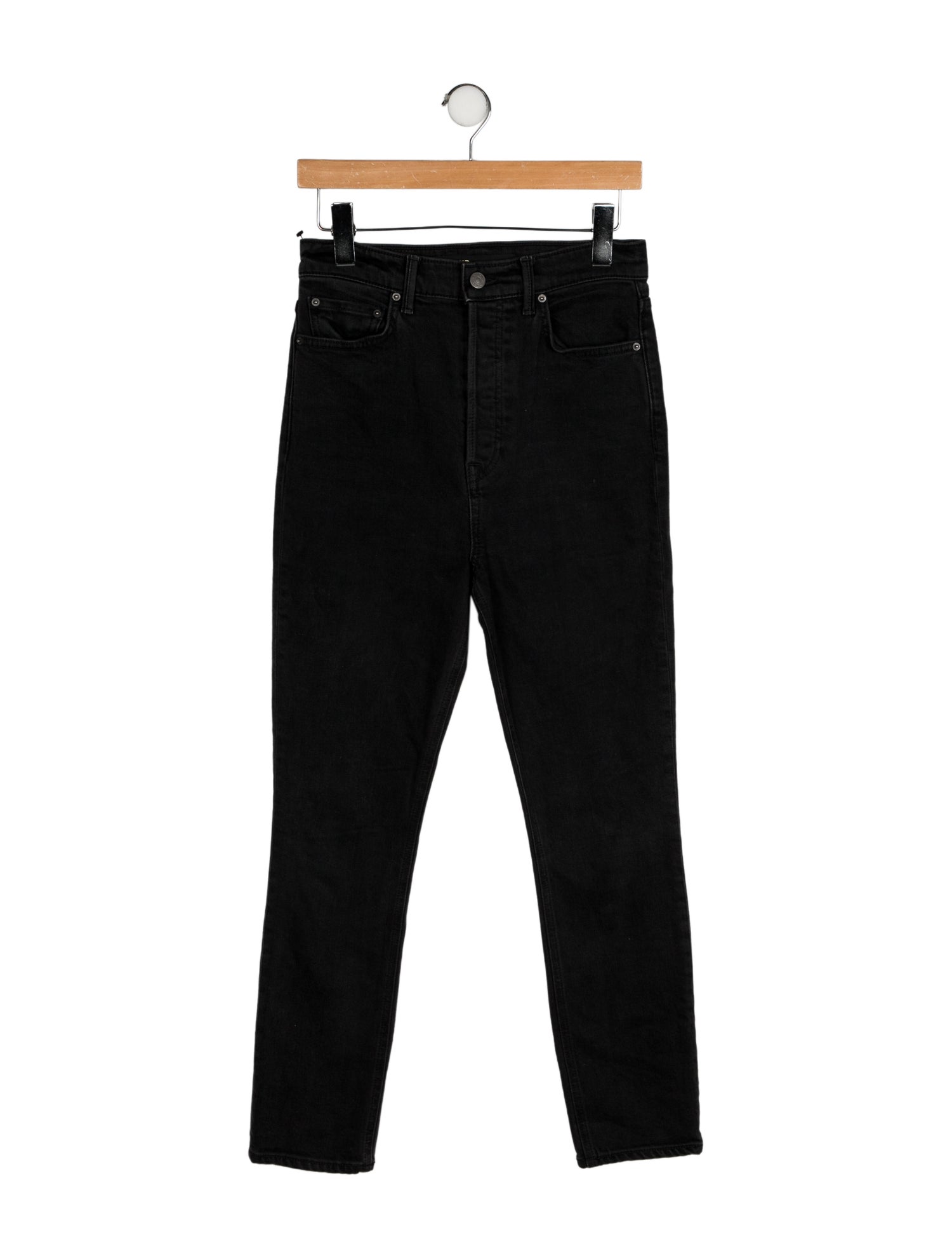 GRLFRND High-Rise Straight Leg Jeans