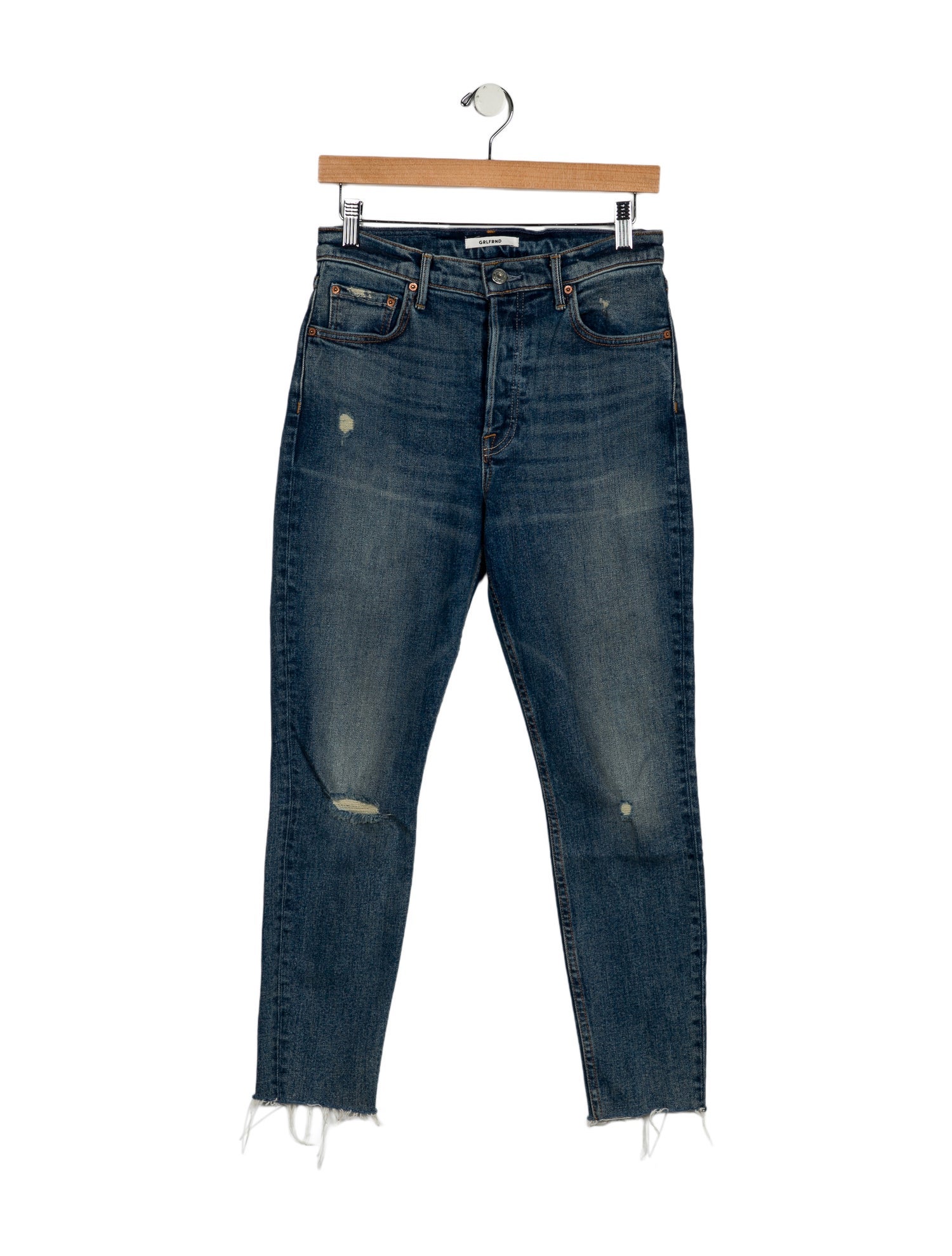 GRLFRND Mid-Rise Skinny Leg Jeans