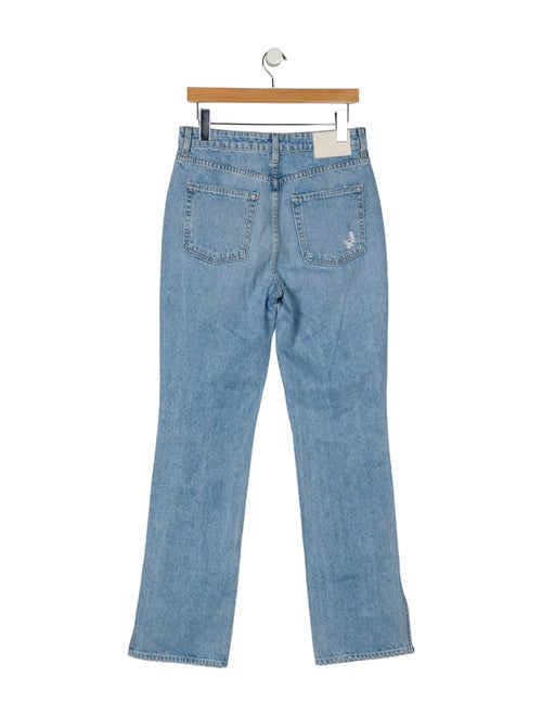 GRLFRND High-Rise Straight Leg Jeans