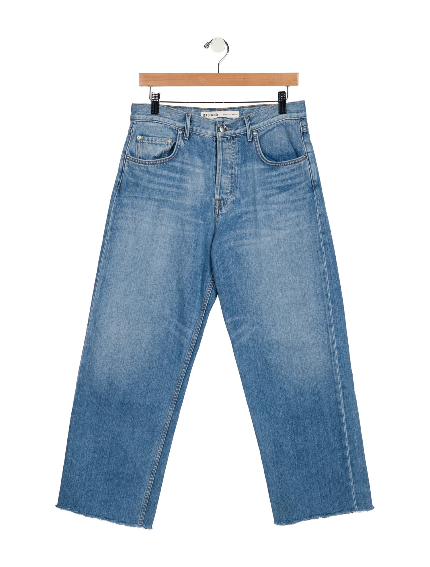 GRLFRND High-Rise Wide Leg Jeans