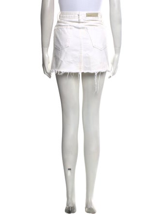 GRLFRND Distressed Accents Mini Skirt