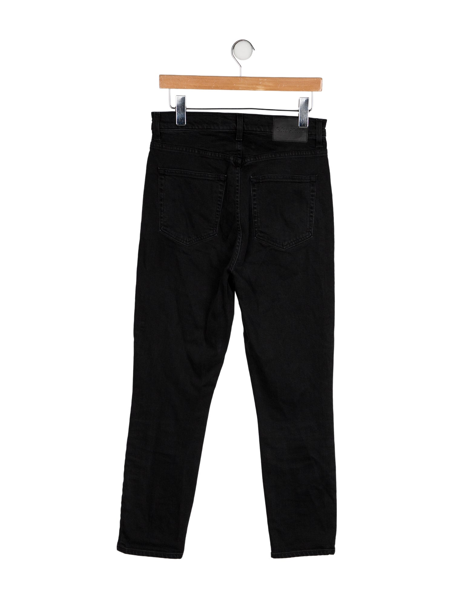 GRLFRND High-Rise Straight Leg Jeans