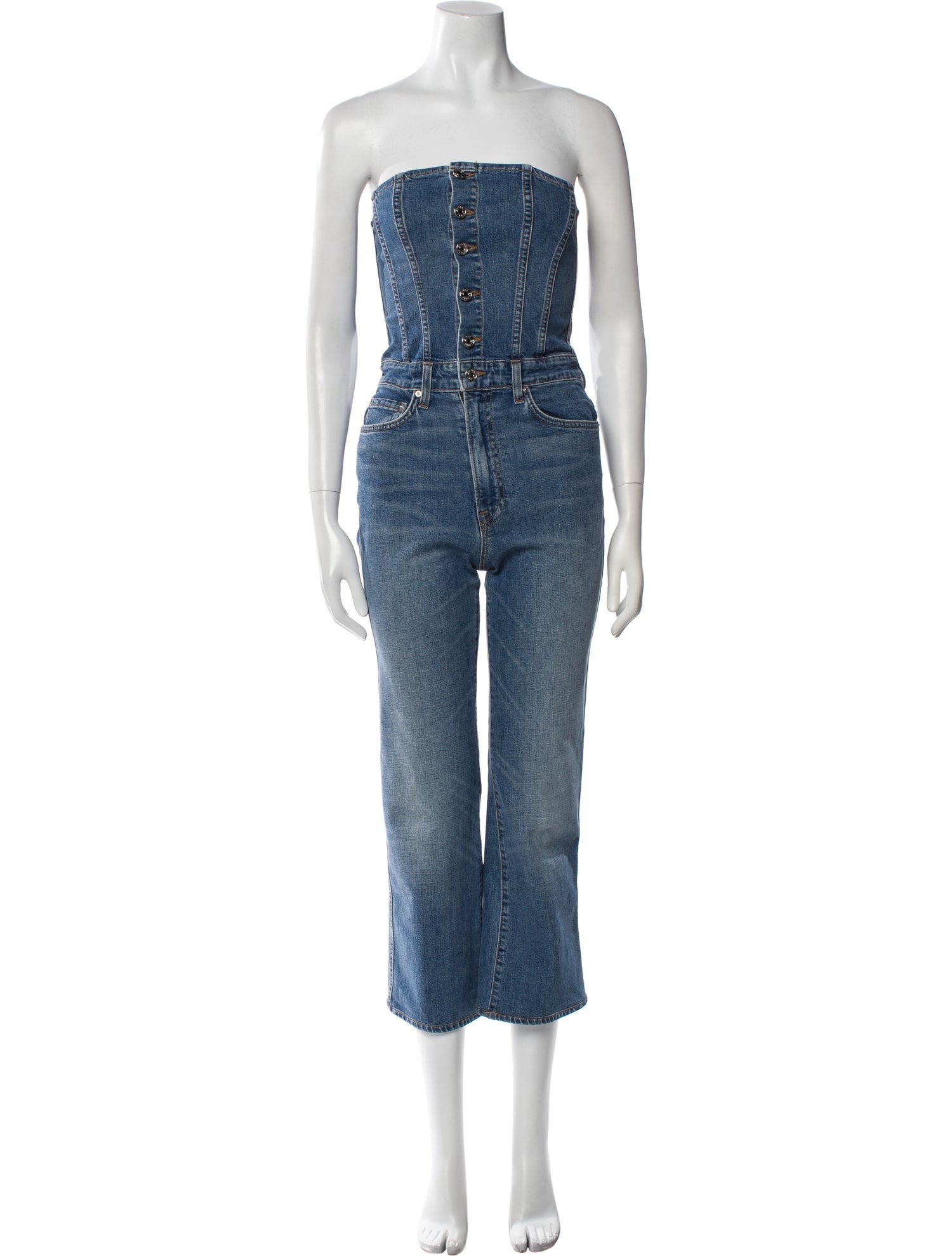 GRLFRND Strapless Jumpsuit