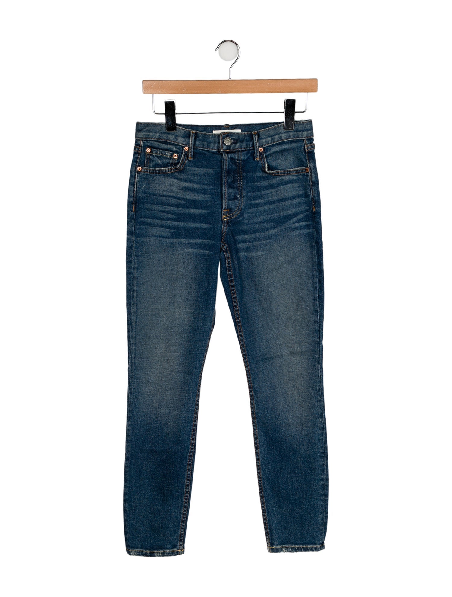 GRLFRND High-Rise Skinny Leg Jeans