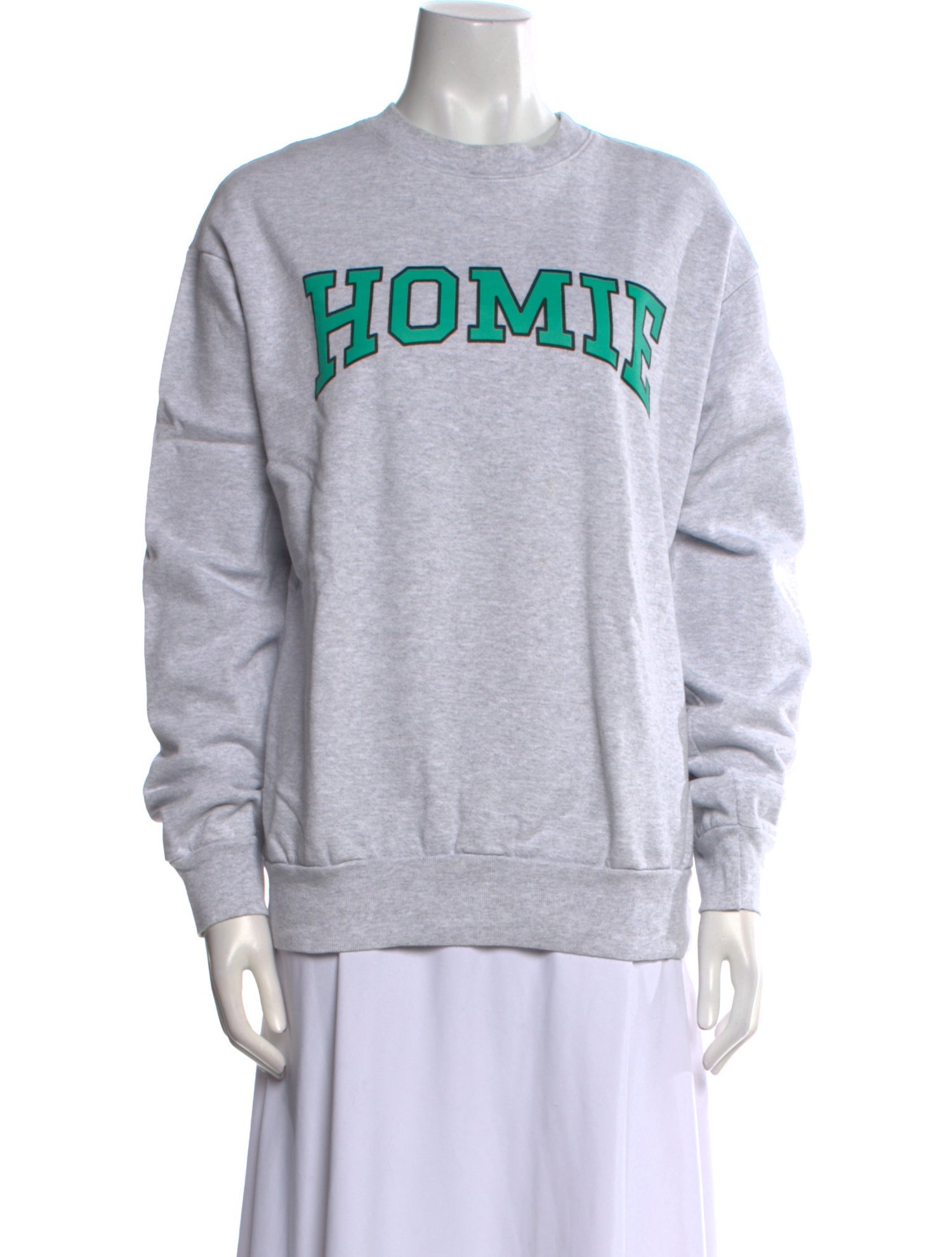 GRLFRND Graphic Print Crew Neck Sweatshirt