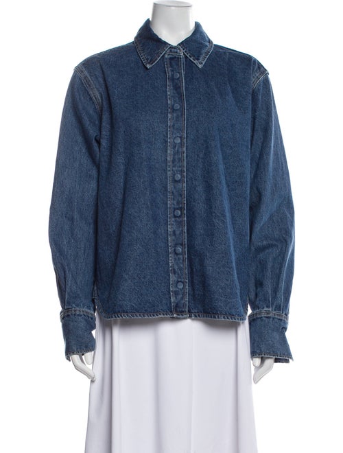 GRLFRND Long Sleeve Button-Up Top