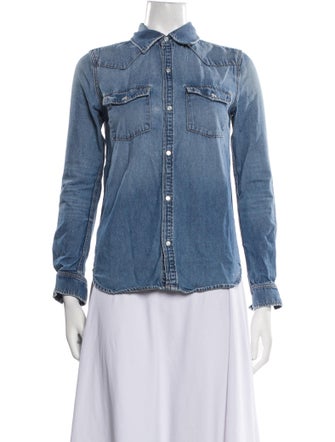 GRLFRND Long Sleeve Button-Up Top