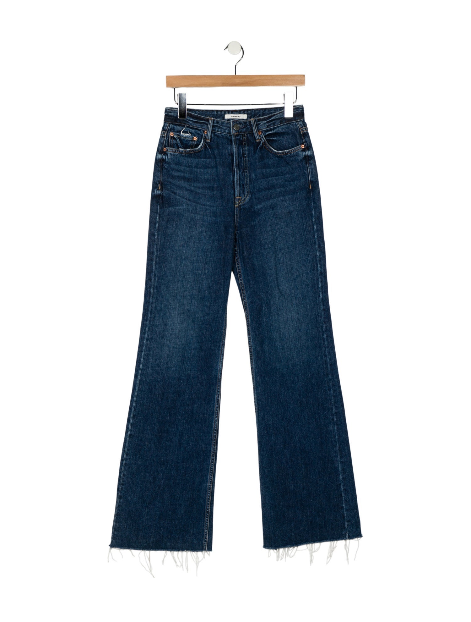 GRLFRND High-Rise Wide Leg Jeans