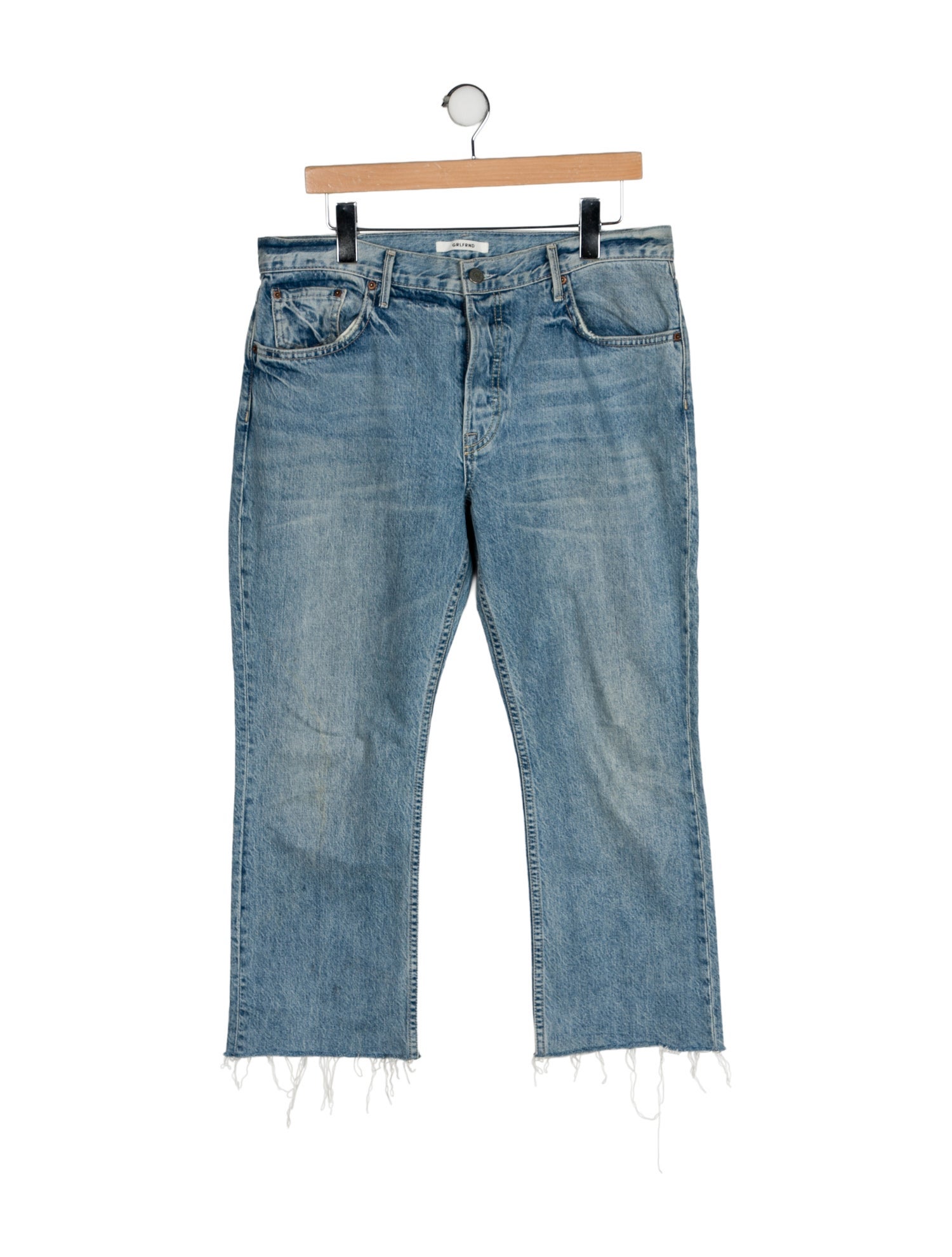 GRLFRND High-Rise Wide Leg Jeans