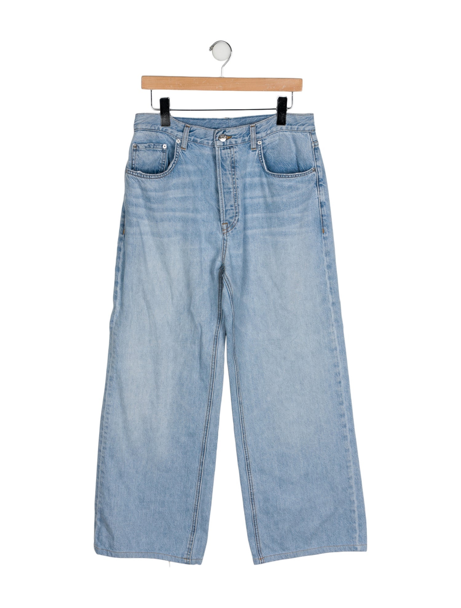 GRLFRND High-Rise Wide Leg Jeans