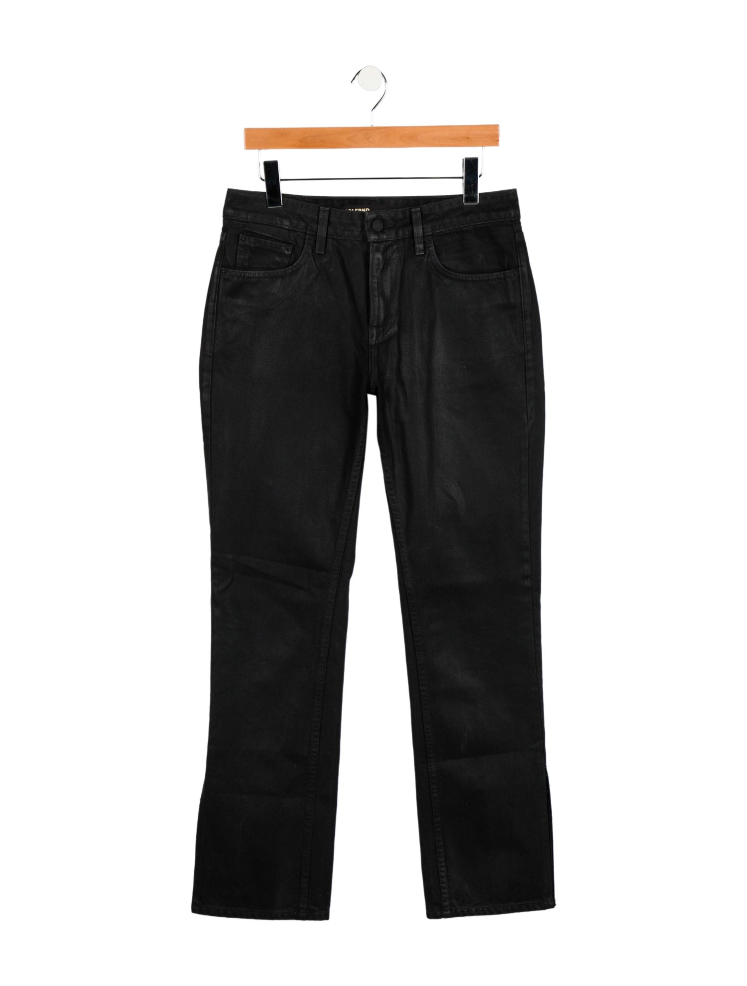 GRLFRND Mid-Rise Straight Leg Jeans