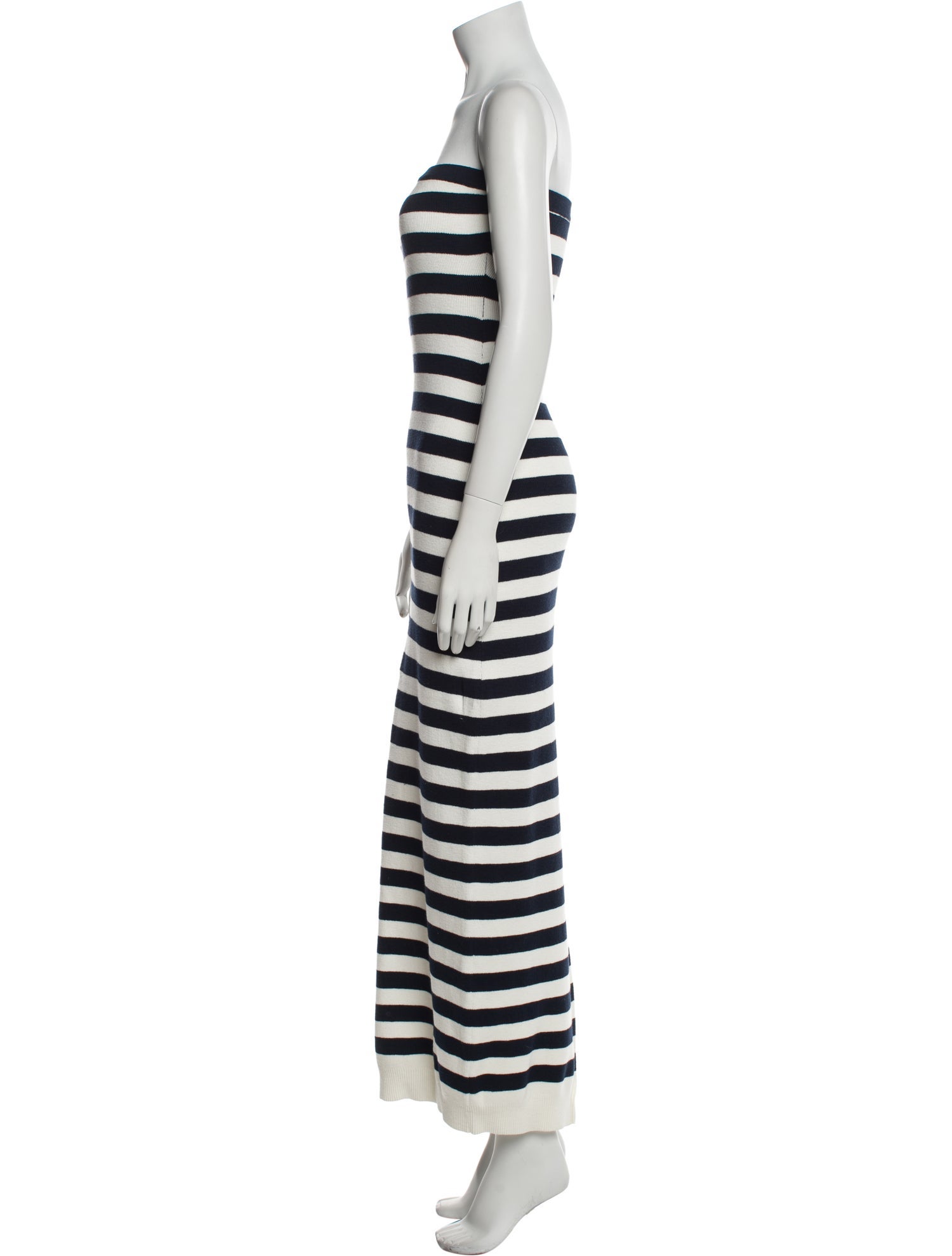 GRLFRND Striped Long Dress