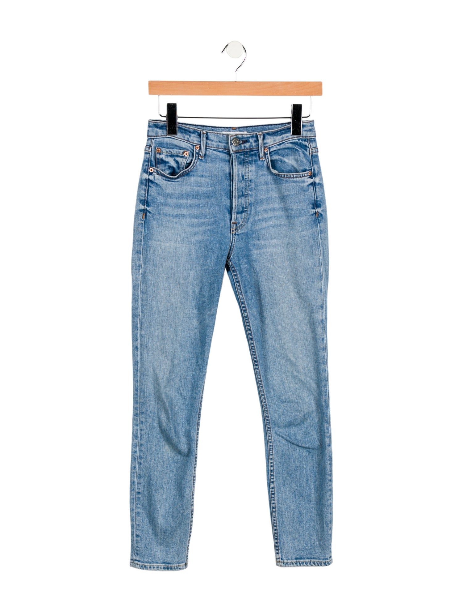 GRLFRND Mid-Rise Skinny Leg Jeans