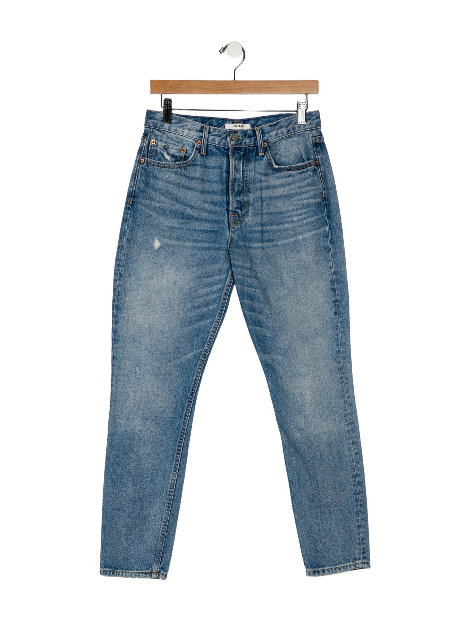GRLFRND Mid-Rise Skinny Leg Jeans