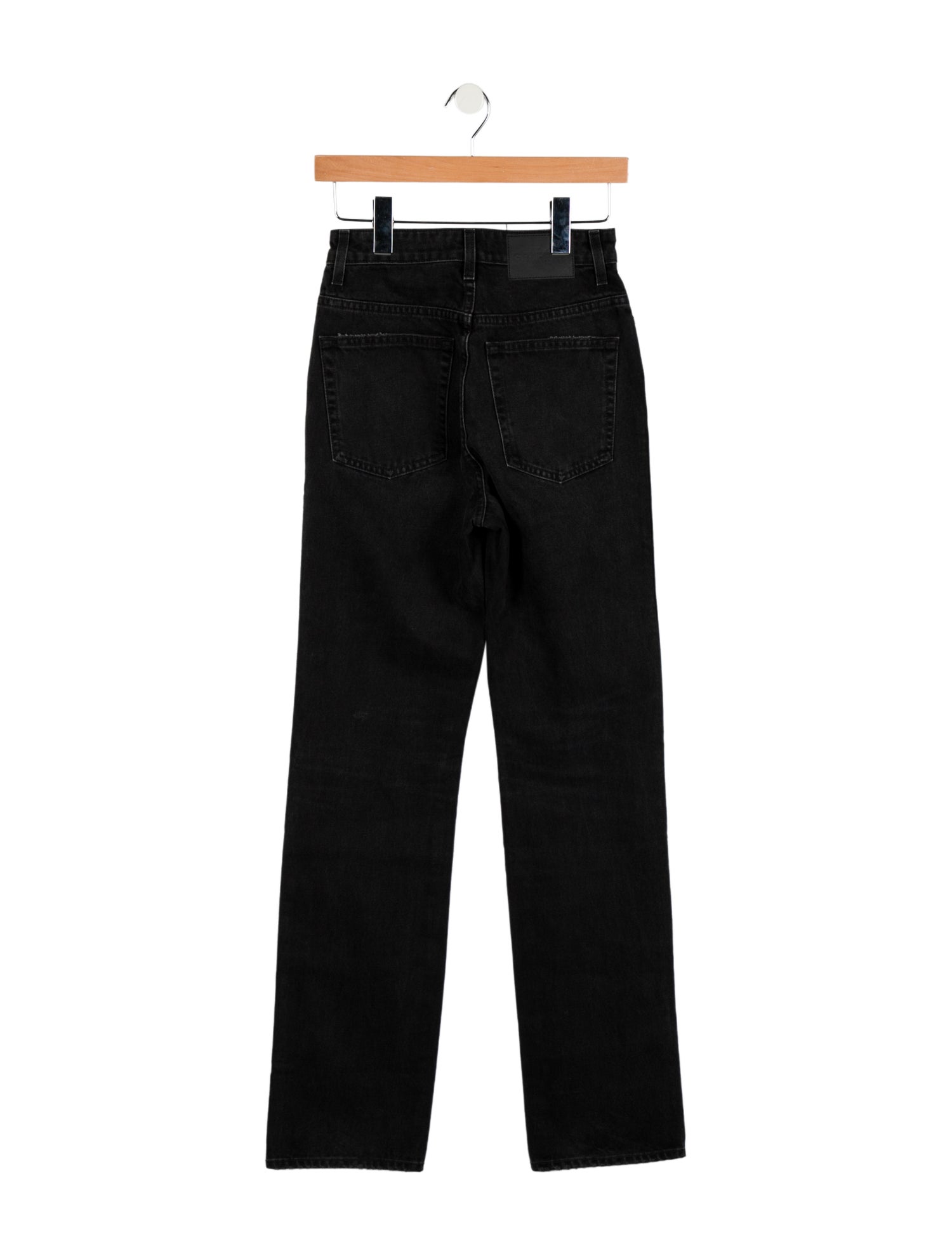 GRLFRND High-Rise Straight Leg Jeans