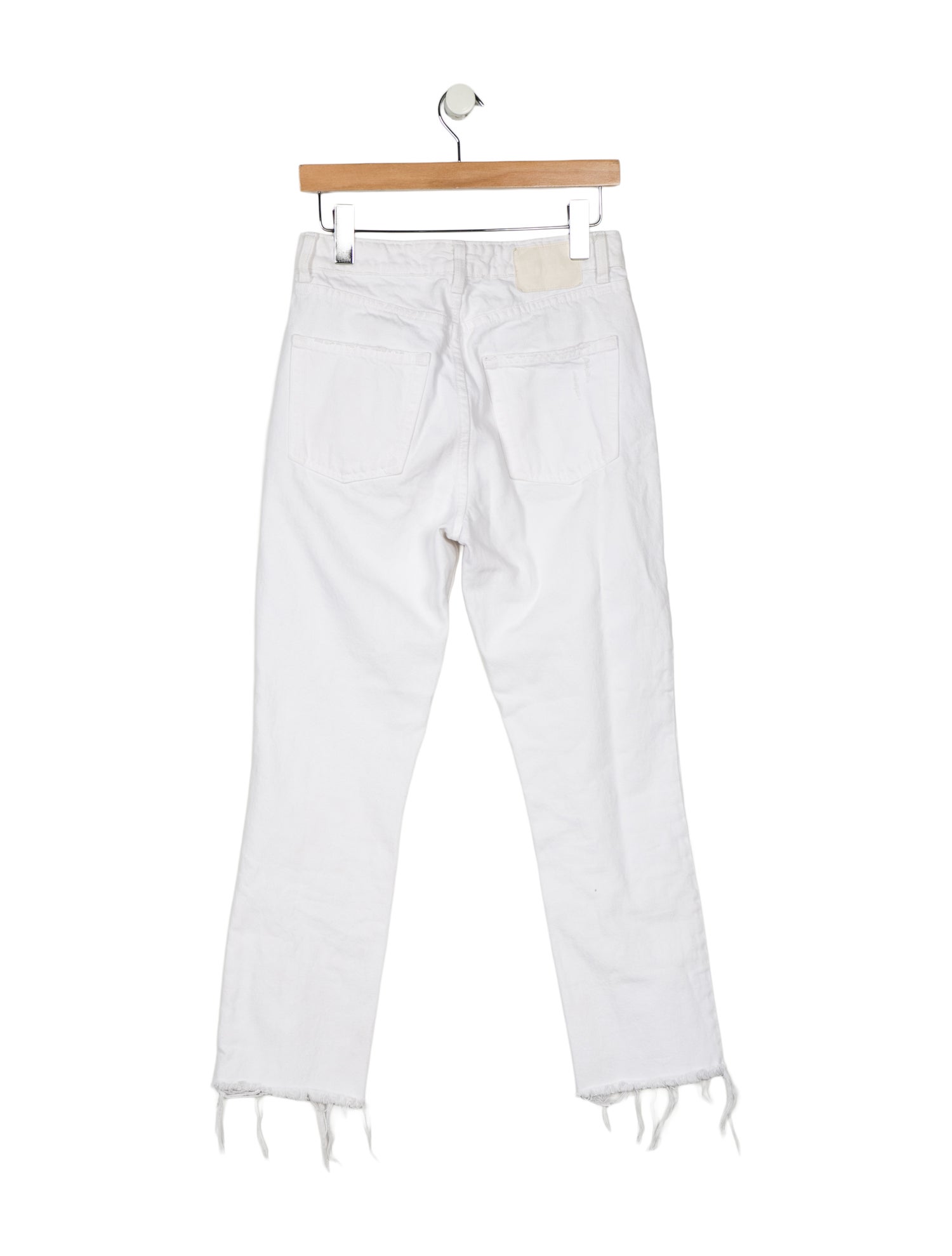 GRLFRND High-Rise Straight Leg Jeans