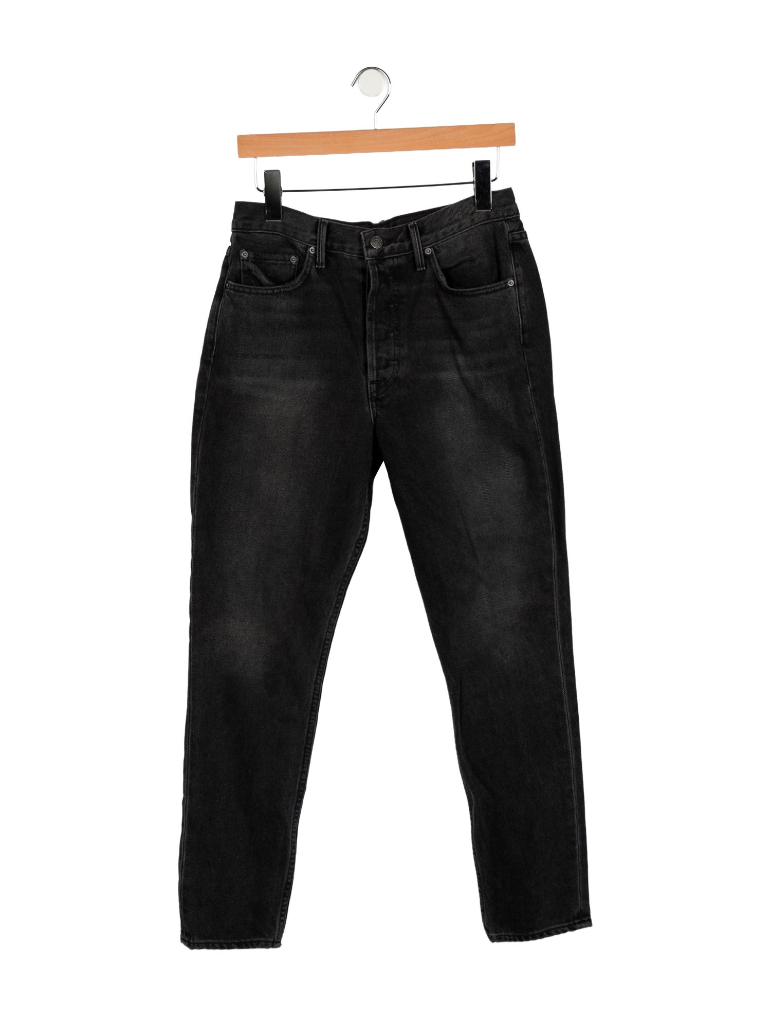GRLFRND High-Rise Straight Leg Jeans