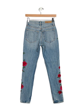GRLFRND Mid-Rise Skinny Leg Jeans