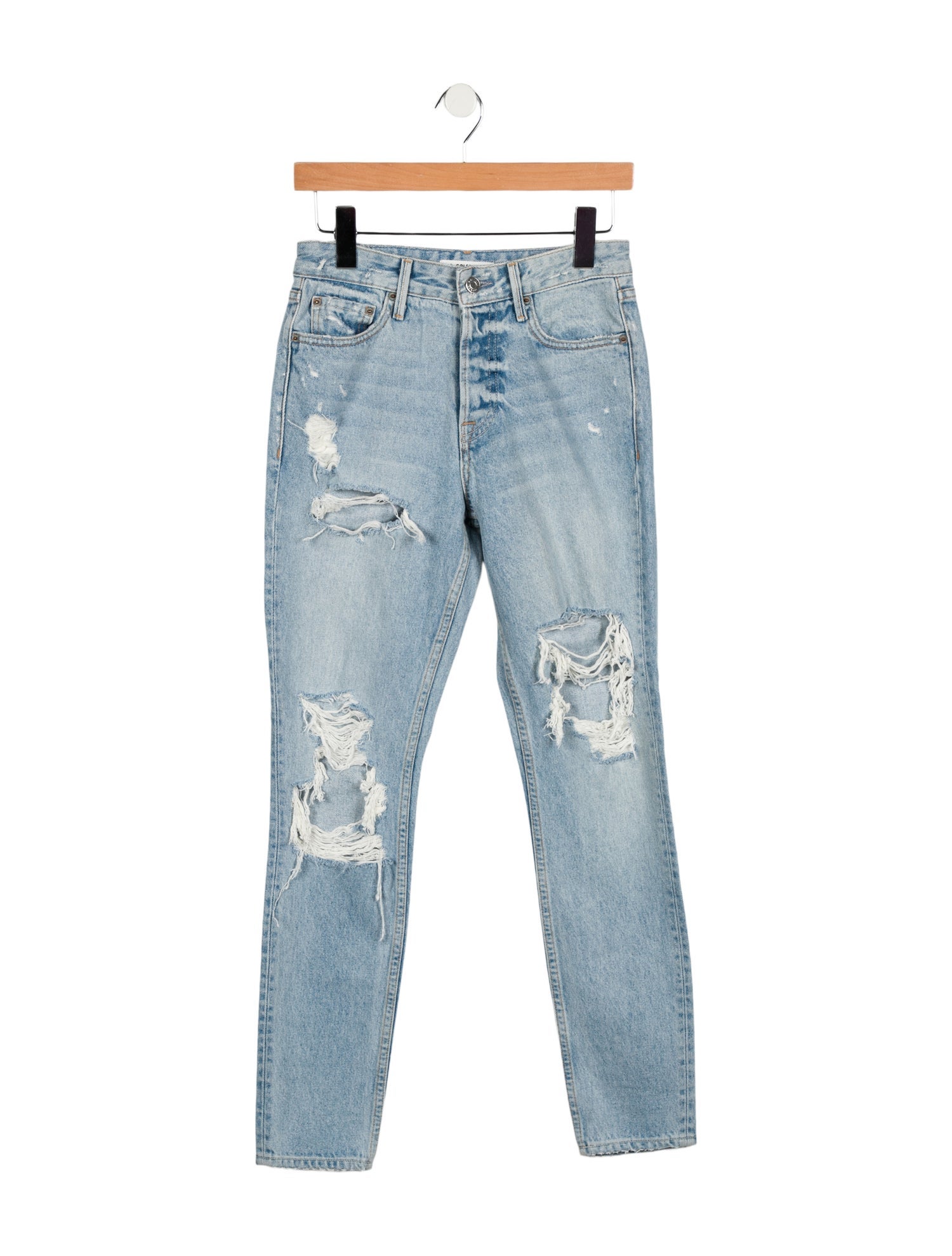 GRLFRND Mid-Rise Skinny Leg Jeans