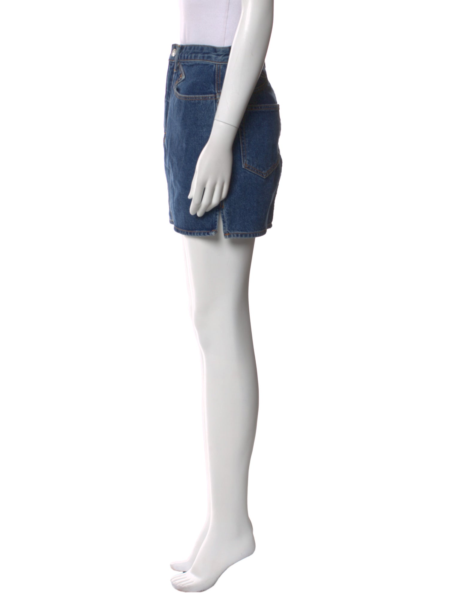 GRLFRND Distressed Accents Mini Skirt