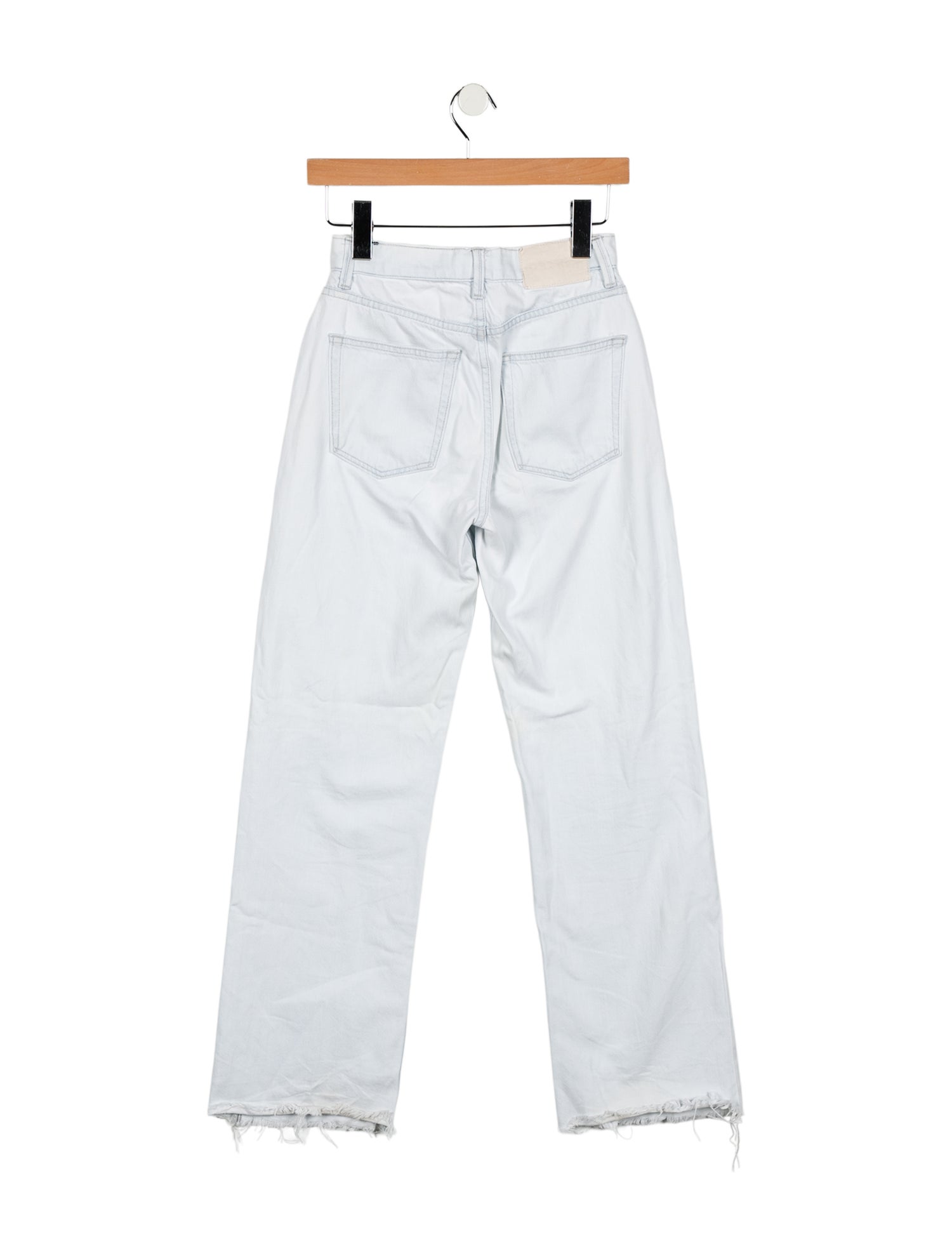 GRLFRND High-Rise Straight Leg Jeans