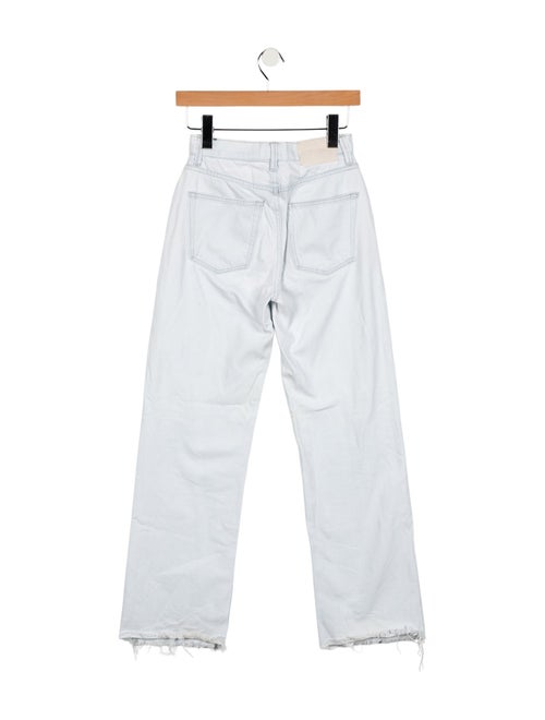 GRLFRND High-Rise Straight Leg Jeans