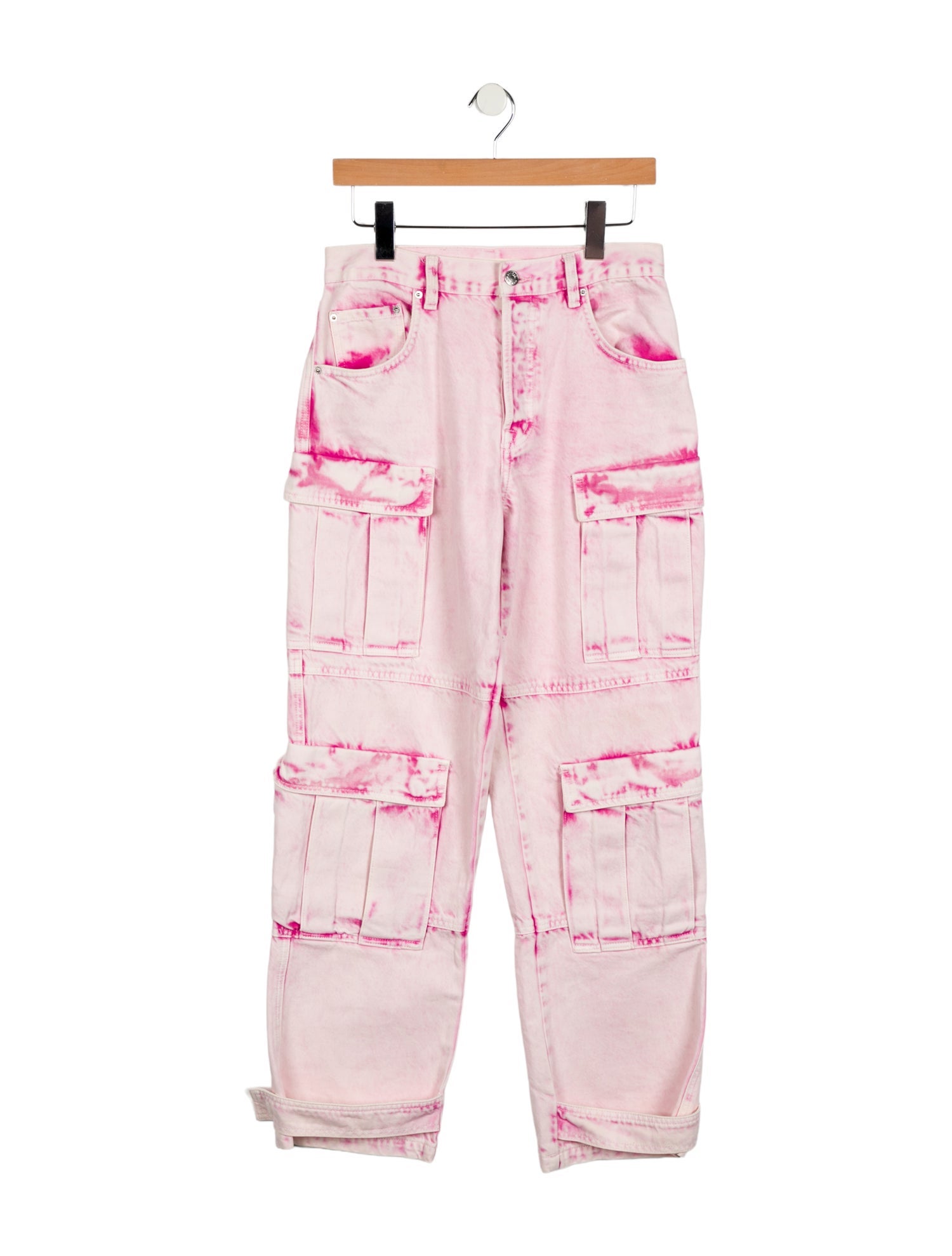 GRLFRND Mid-Rise Wide Leg Jeans