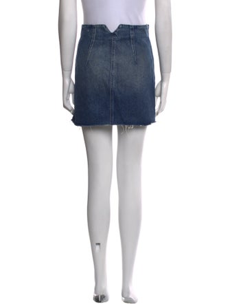 GRLFRND Distressed Accents Mini Skirt