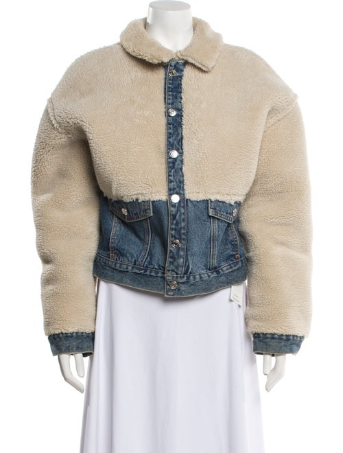 GRLFRND Printed Denim Jacket