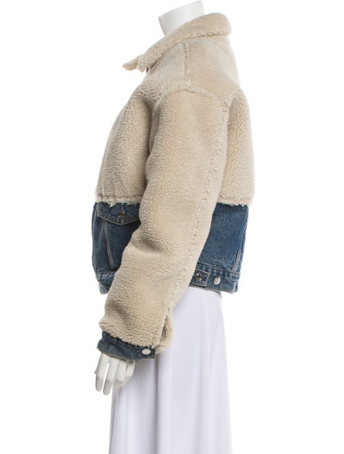 GRLFRND Printed Denim Jacket