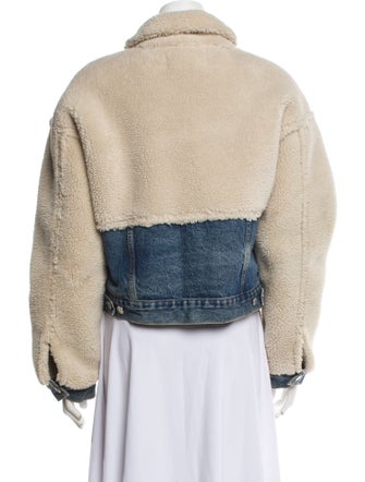 GRLFRND Printed Denim Jacket