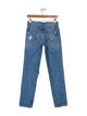 GRLFRND Mid-Rise Straight Leg Jeans