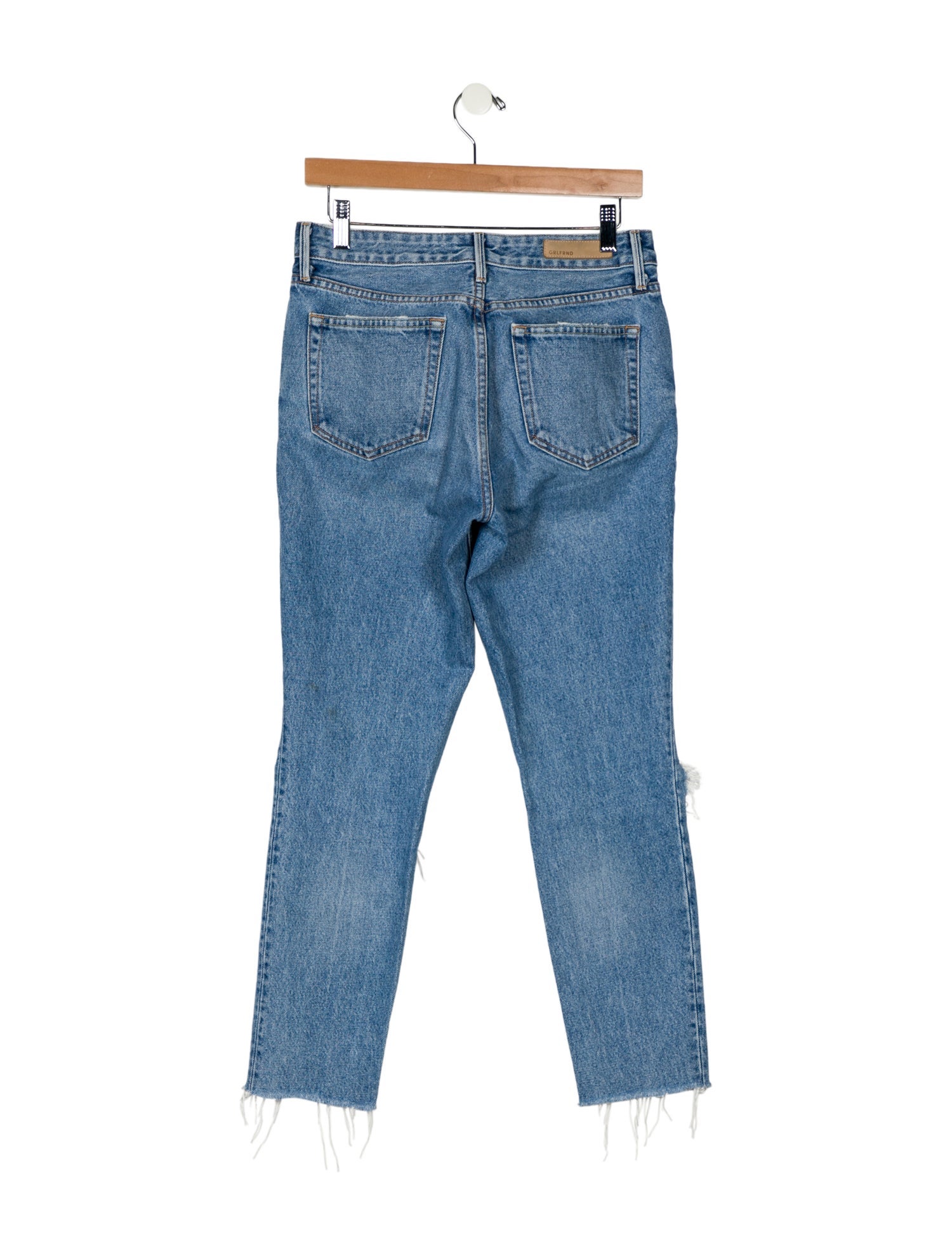 GRLFRND Mid-Rise Skinny Leg Jeans