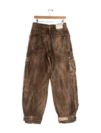 GRLFRND High-Rise Wide Leg Jeans